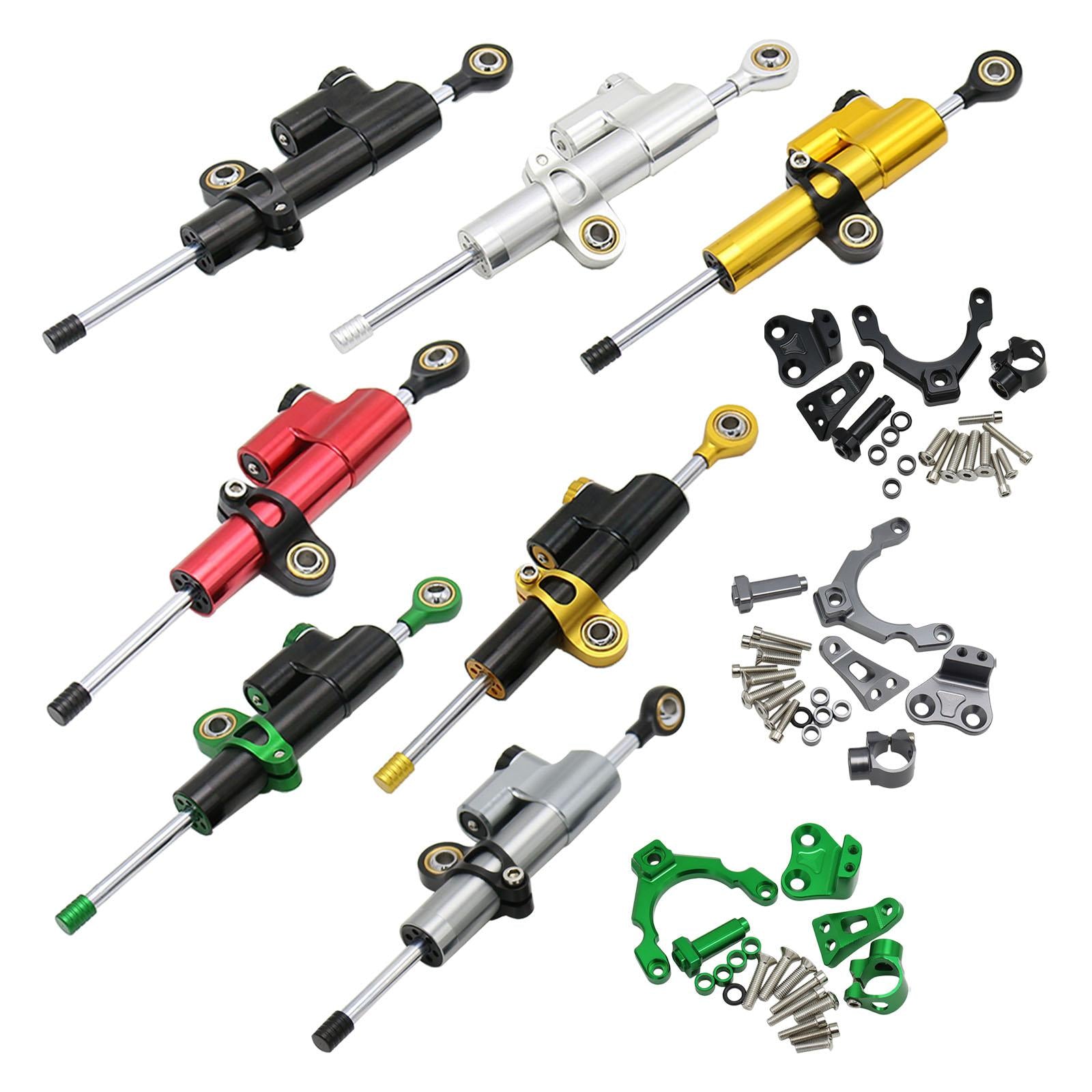 Steering Damper Motorbike Modification Parts Damper Holder for Z900 2017-19 Black Bracket