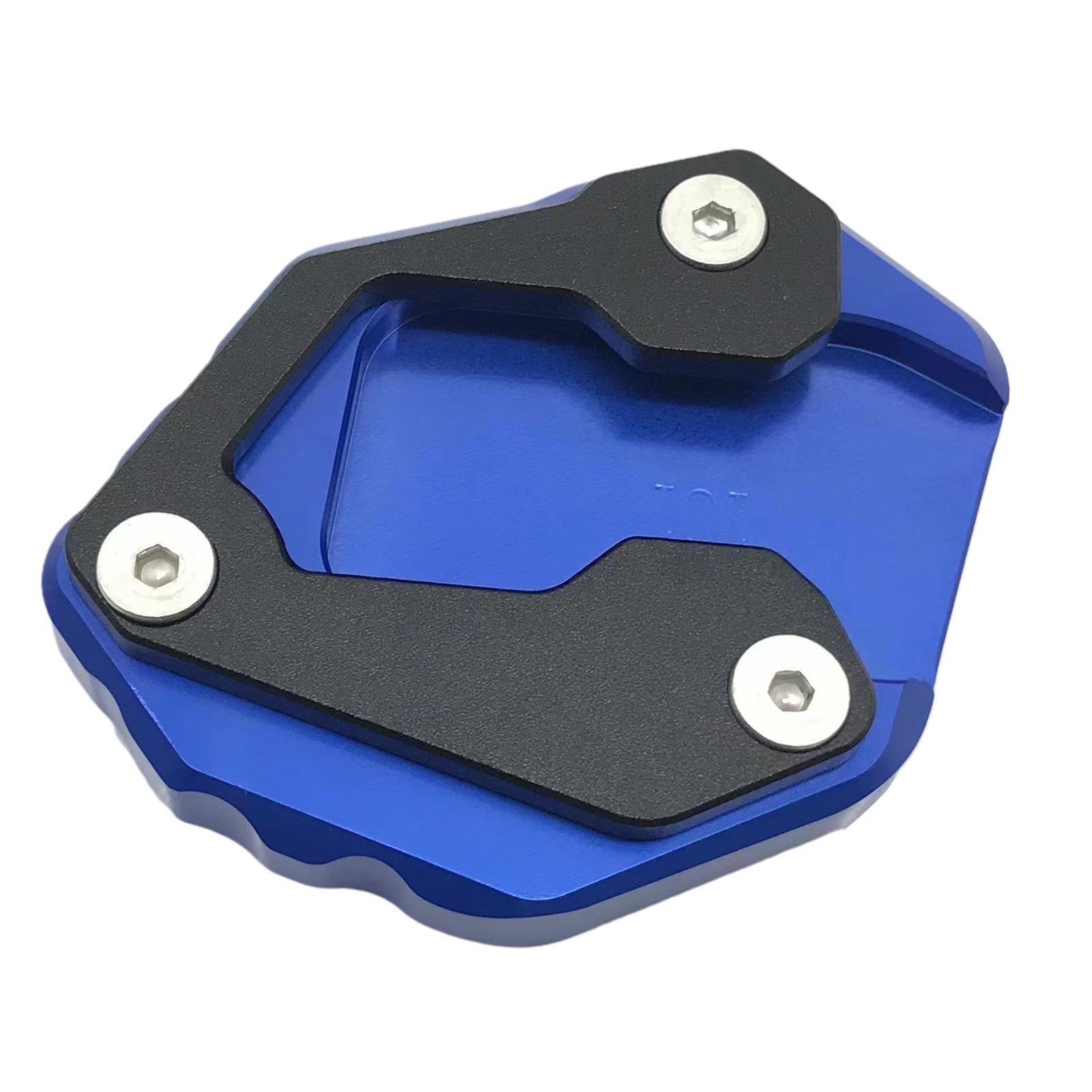Motorcycle Kickstand Pad Enlarge Extension for Yamaha MT-09 MT09 FZ-09 Blue