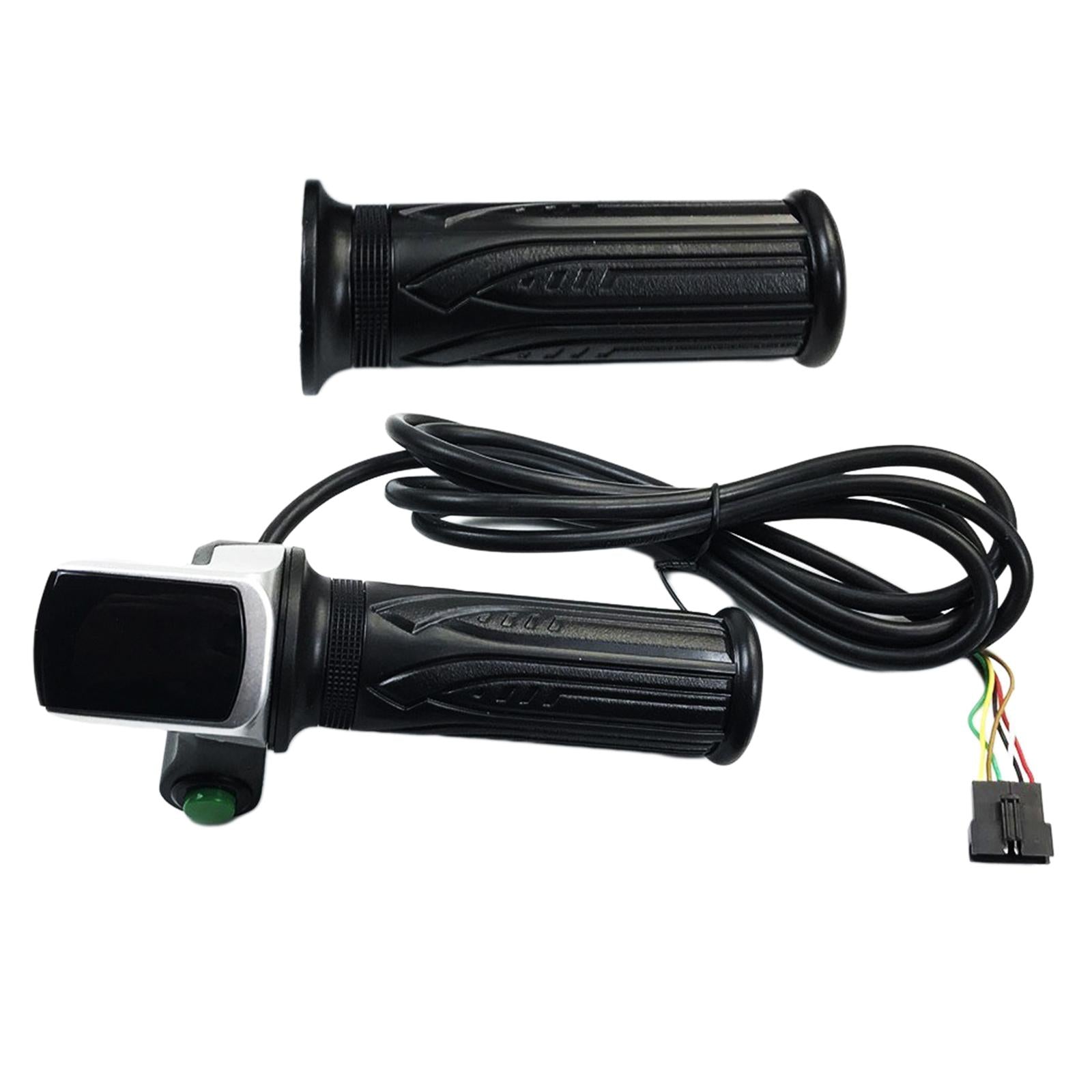 Handlebar Throttle Grip 48V Handle Twist Grip Fit for Electric Bike Scooter