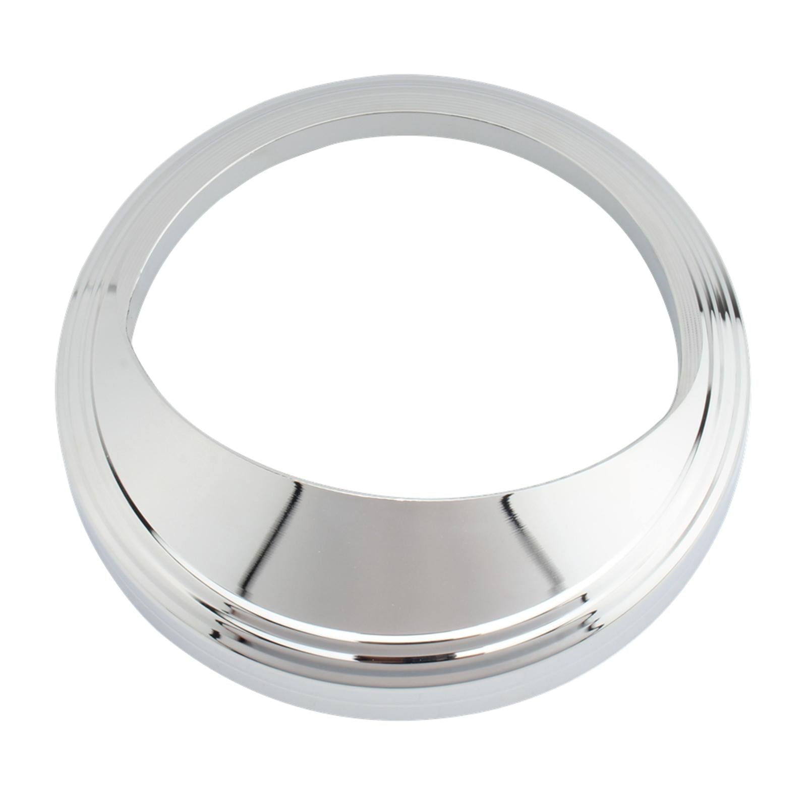 Speedometer Trim Rings 124mm 5" for Harley Electra Glide silver
