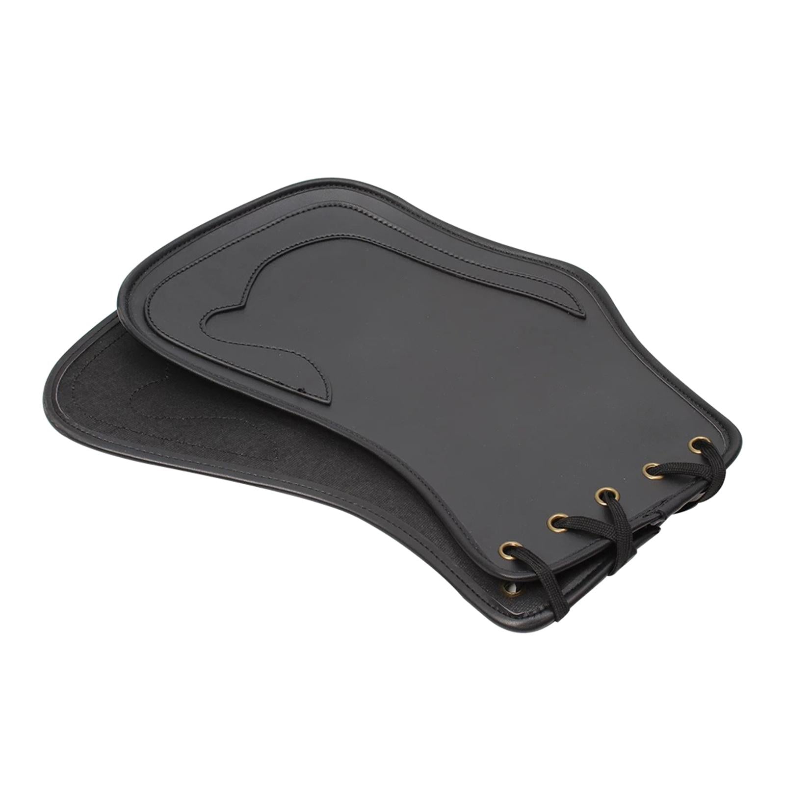 PU Leather Heat Shield Deflector 5mm Aluminum Foil Fit for Most Motorcycle
