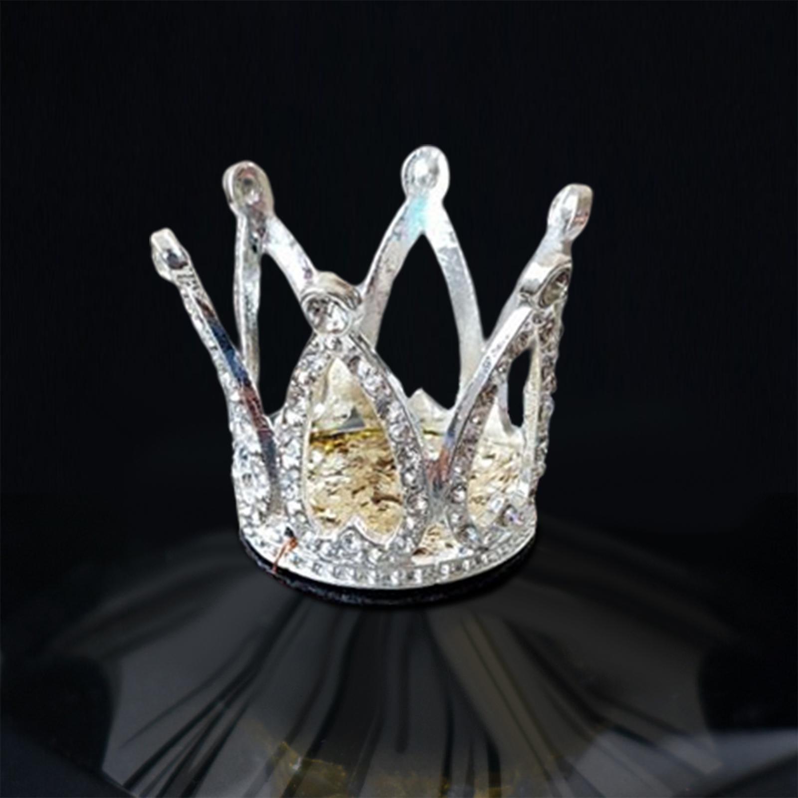 Motorcycles Helmet Crown Cute Retro for Ski Skateboard Women Silver Small