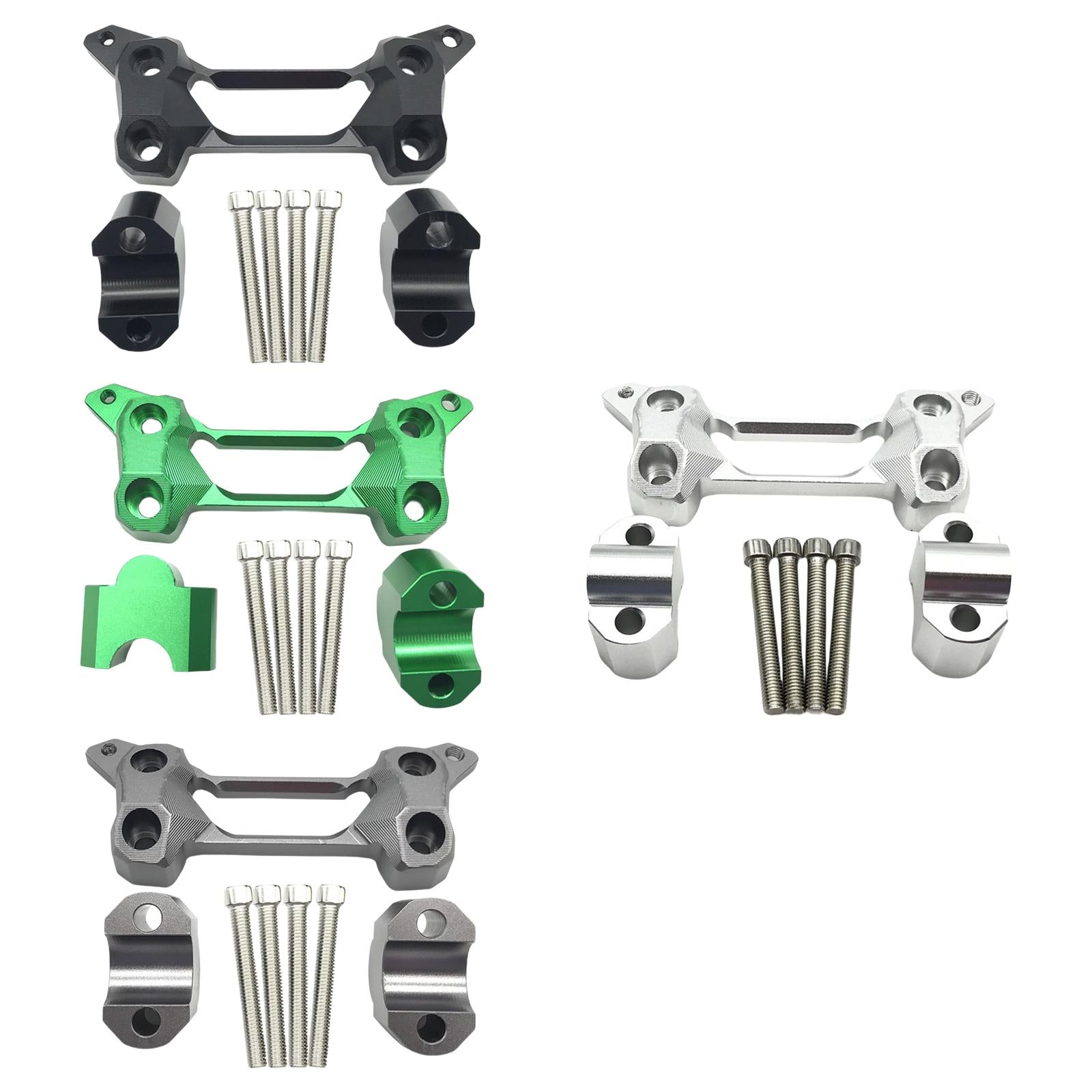 Motorcycle Handlebar Riser Kit Fit for Kawasaki 650 2015-2021 VN650 black