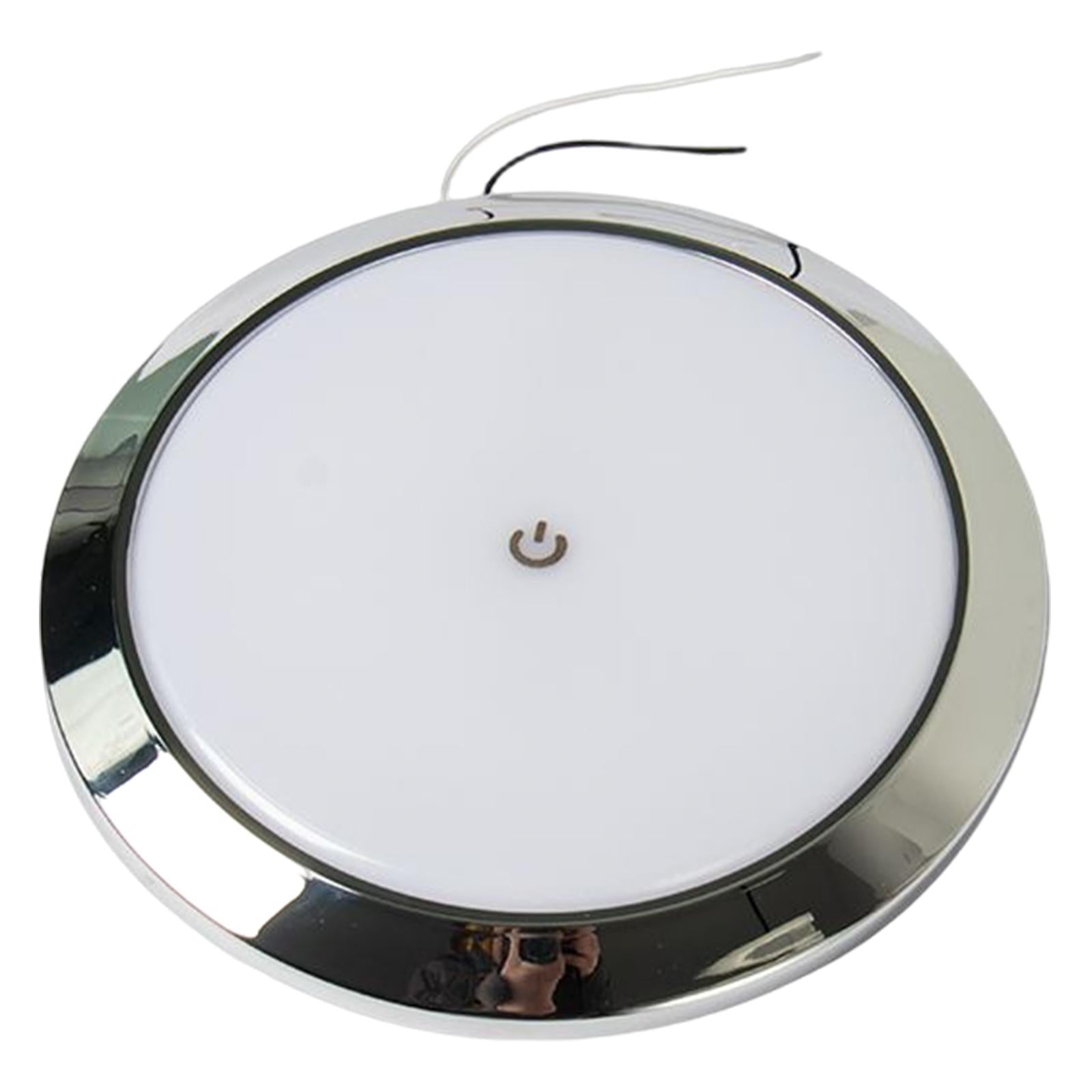 Car Interior Ceiling LED Panel Light for Auto Boat Caravan  Dia.18cm 12V