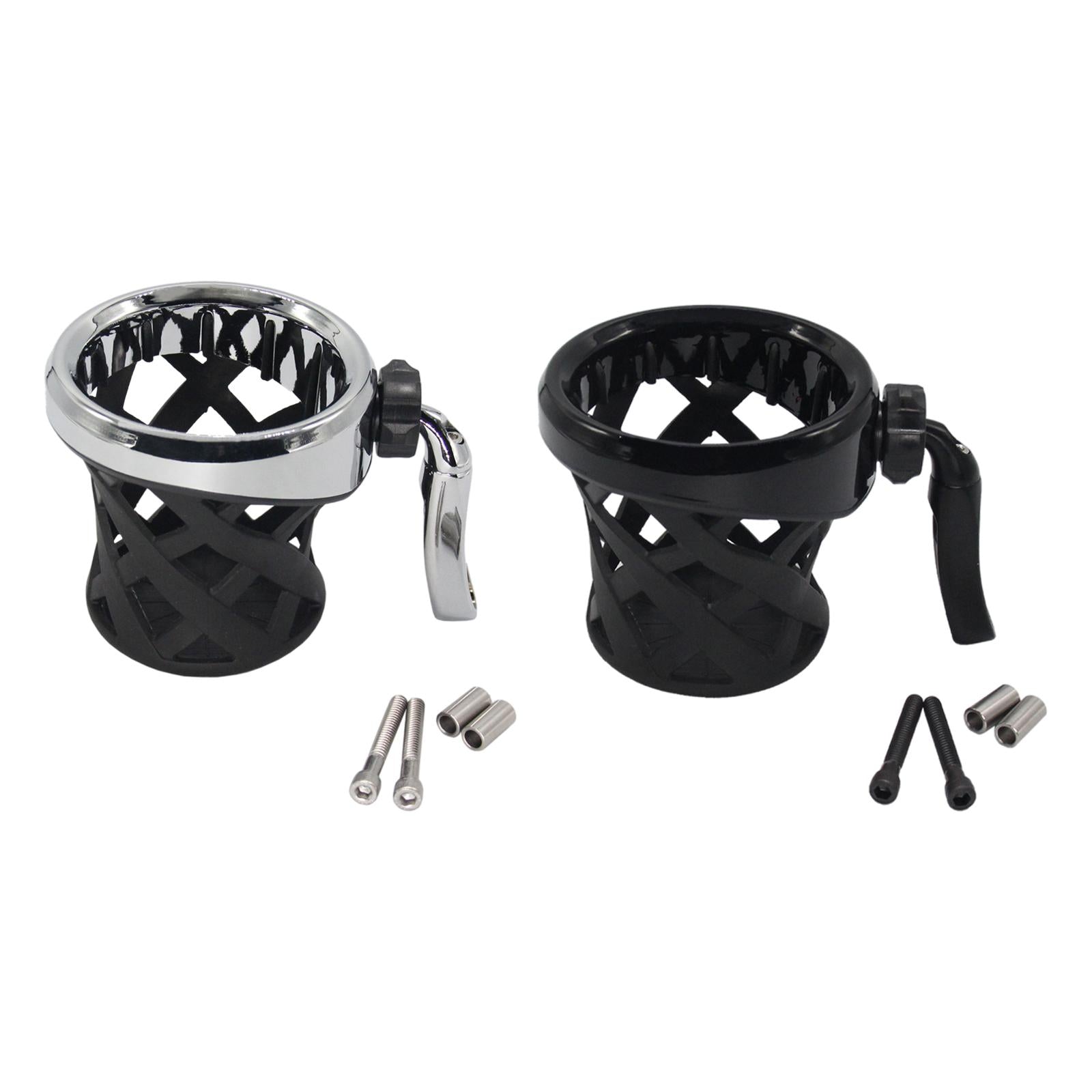 Drink Cup Holder for Harley Clutch Brake Mounts Accessories Electroplate