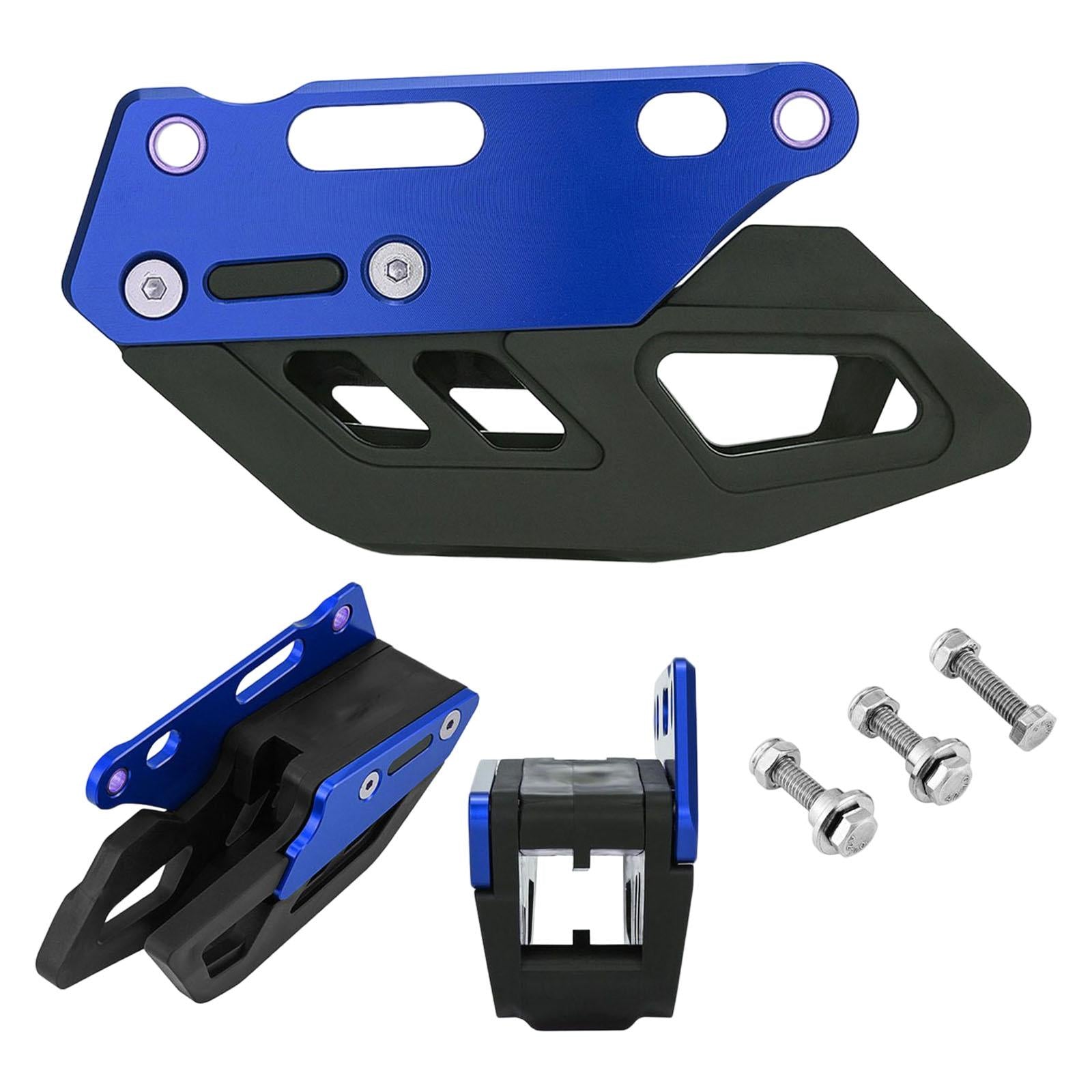 Chain Guide Guard Protector Protection Adjustable for Most Motorcycle Blue