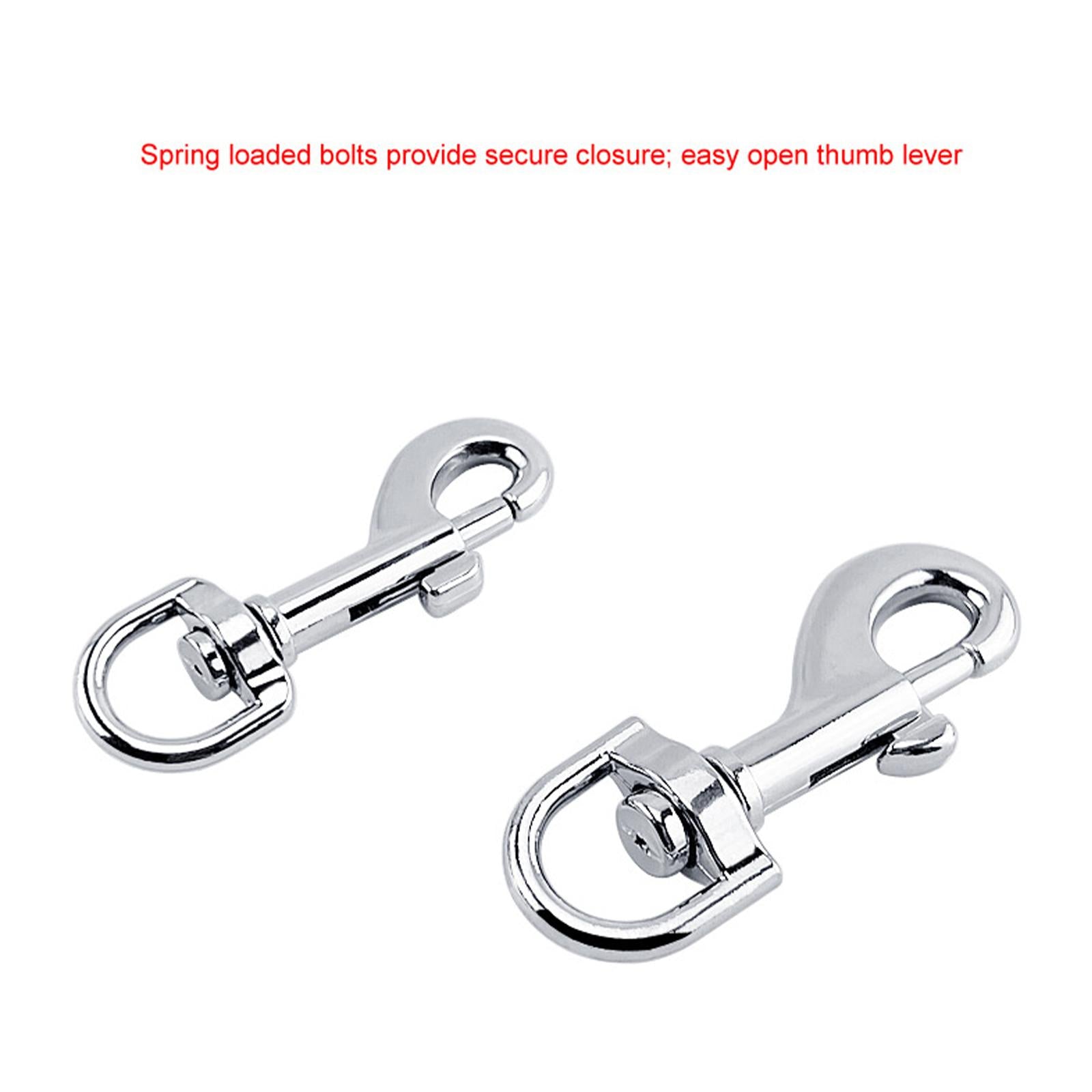 4xSnap Hook Pet Swivel Snap Fits for Handmade Crafts Purse Bag Making Camping 53mm