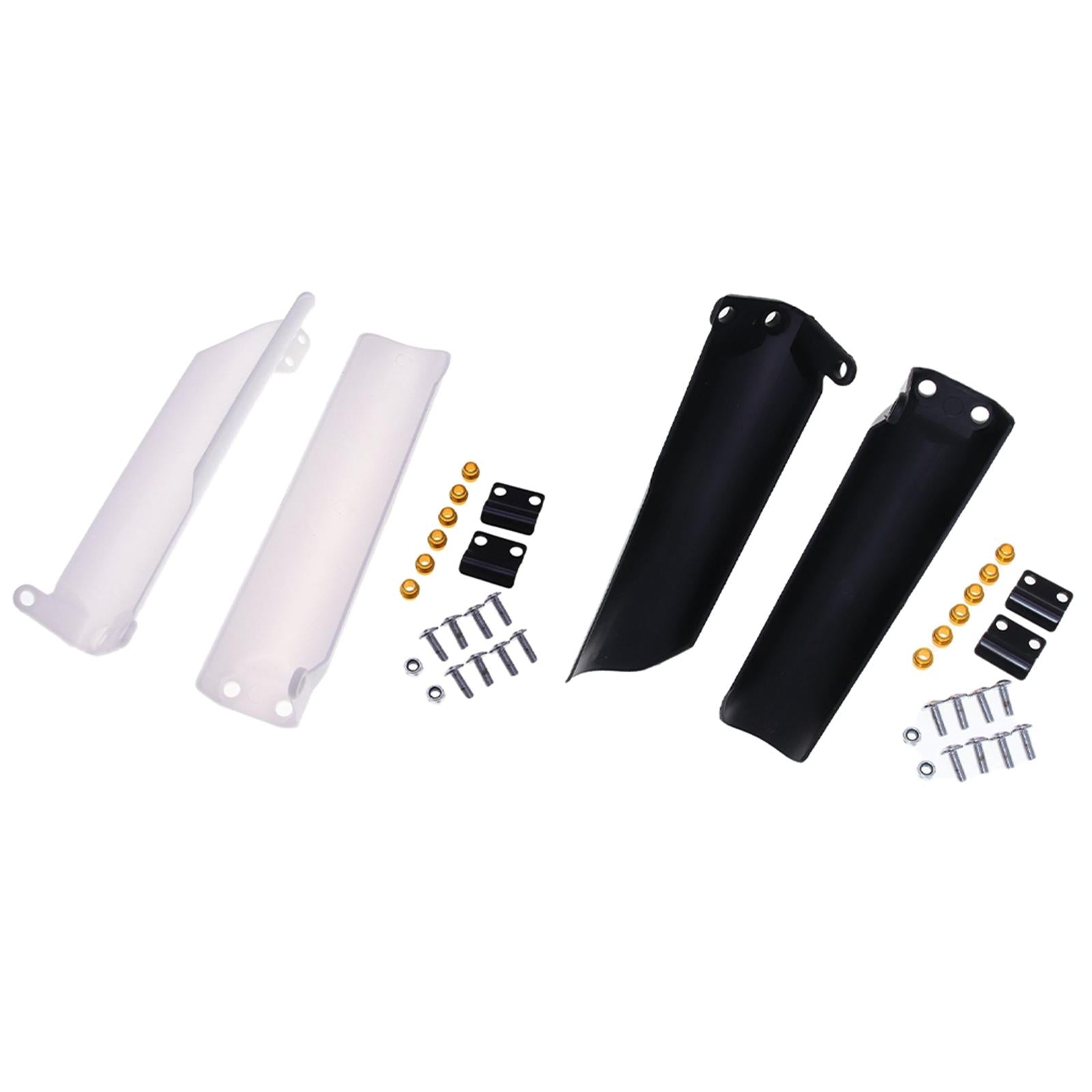 2x Motorcycle Pit Bike Front Fork Guard for 140cc 160cc Pitbike Pb1158 Black