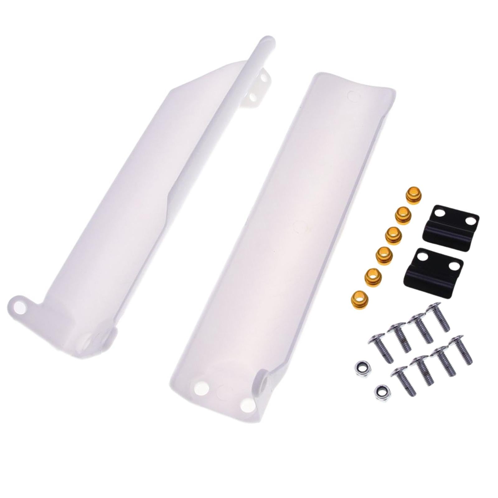2x Motorcycle Pit Bike Front Fork Guard for 140cc 160cc Pitbike Pb1158 White