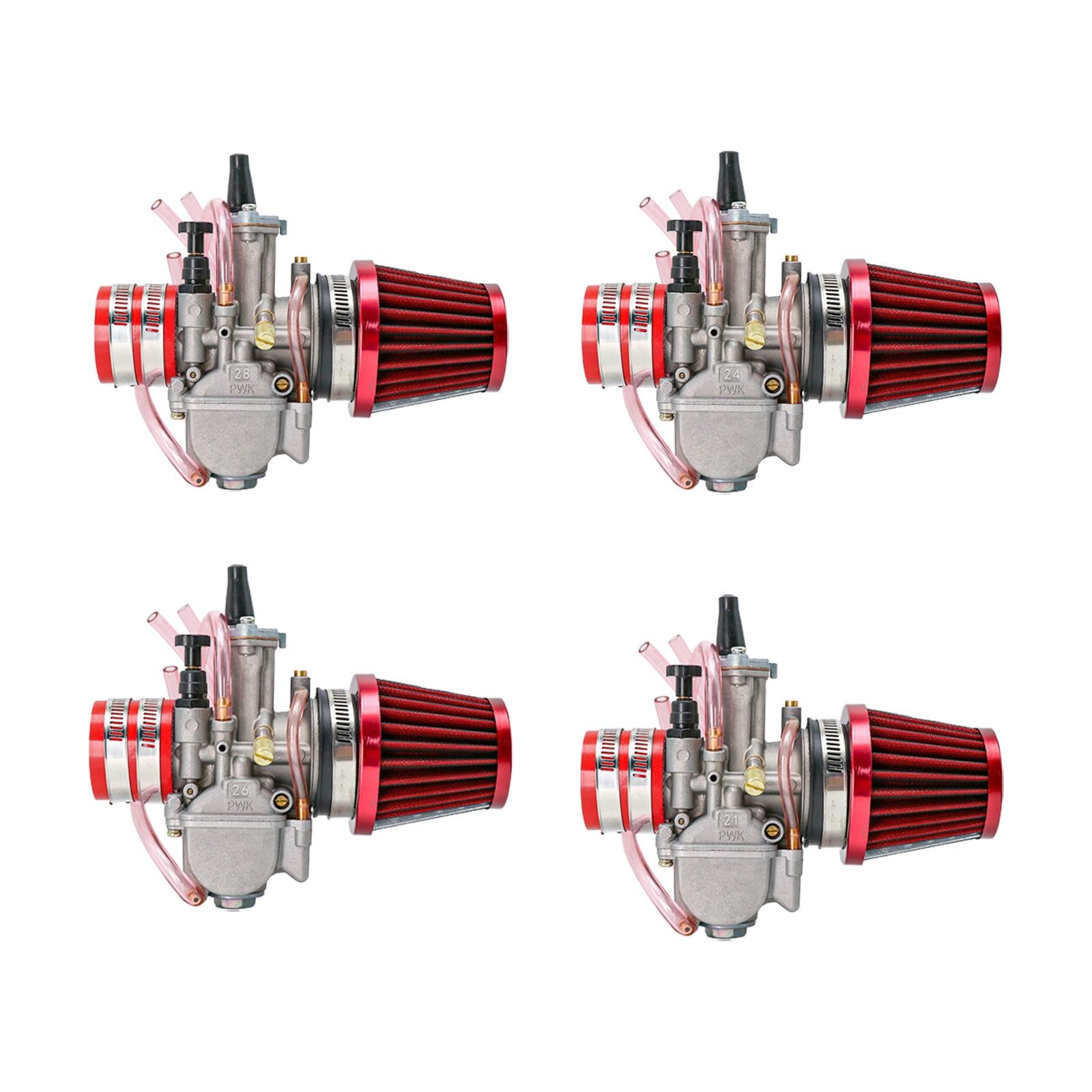 Carb Carburetor Air Filter Set Parts Alloy for Go Kart Dirt Bike ATV 21mm