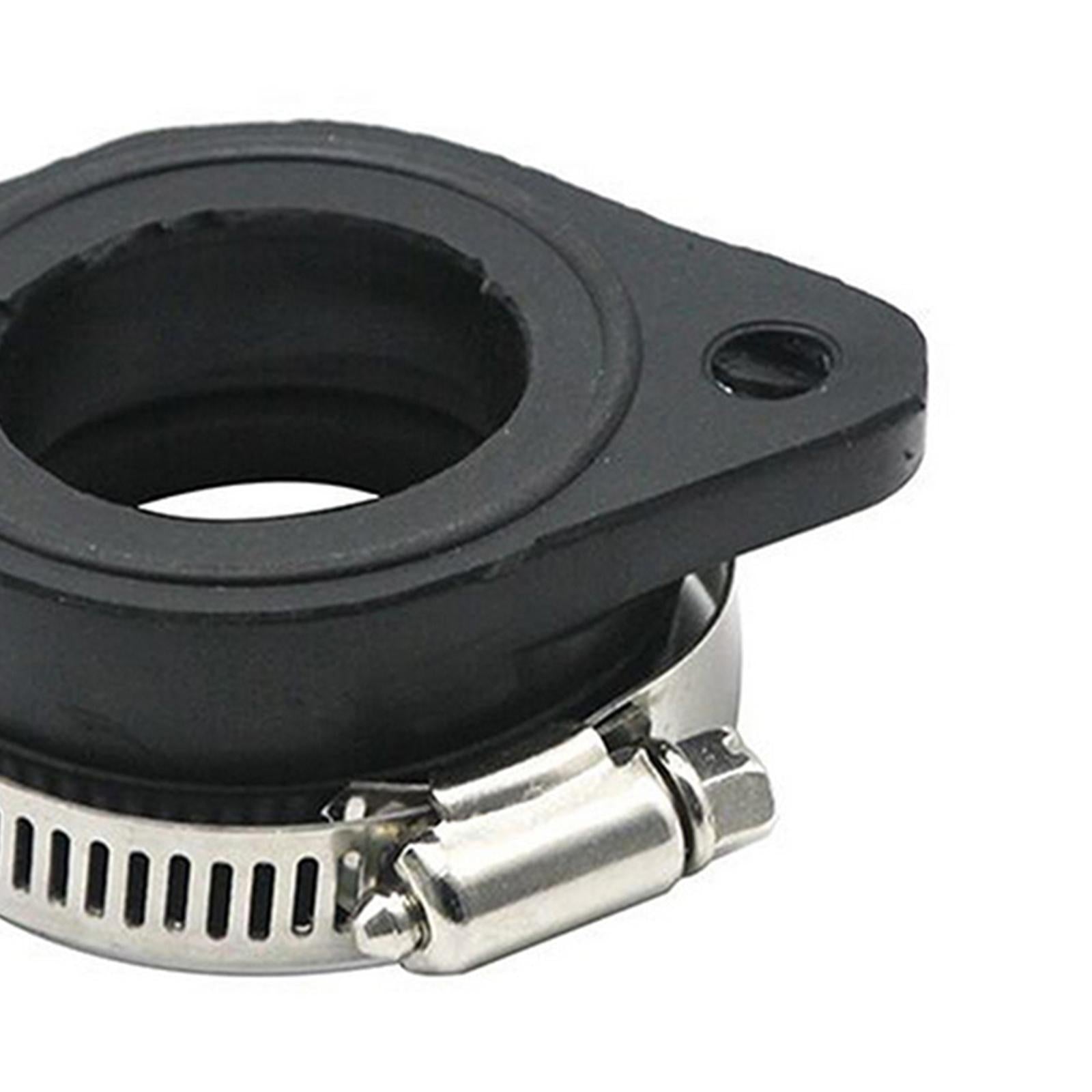 Carburetor Intake Adapter Boot Joint Rubber for 32mm 34mm Carburetor