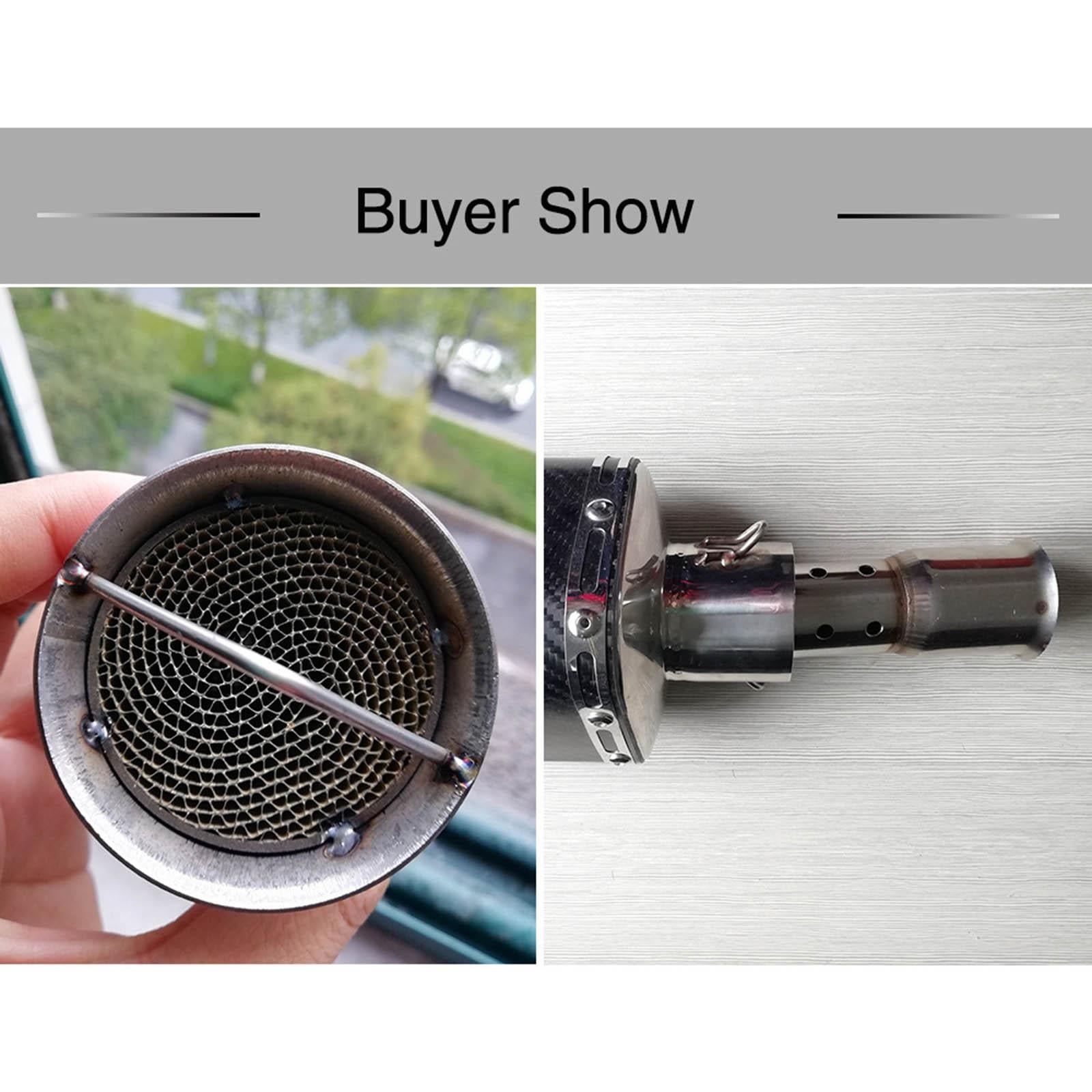 Exhaust Muffler 1.5" Inlet for dB Killer for Motorcycles Accessories 60mm outlet
