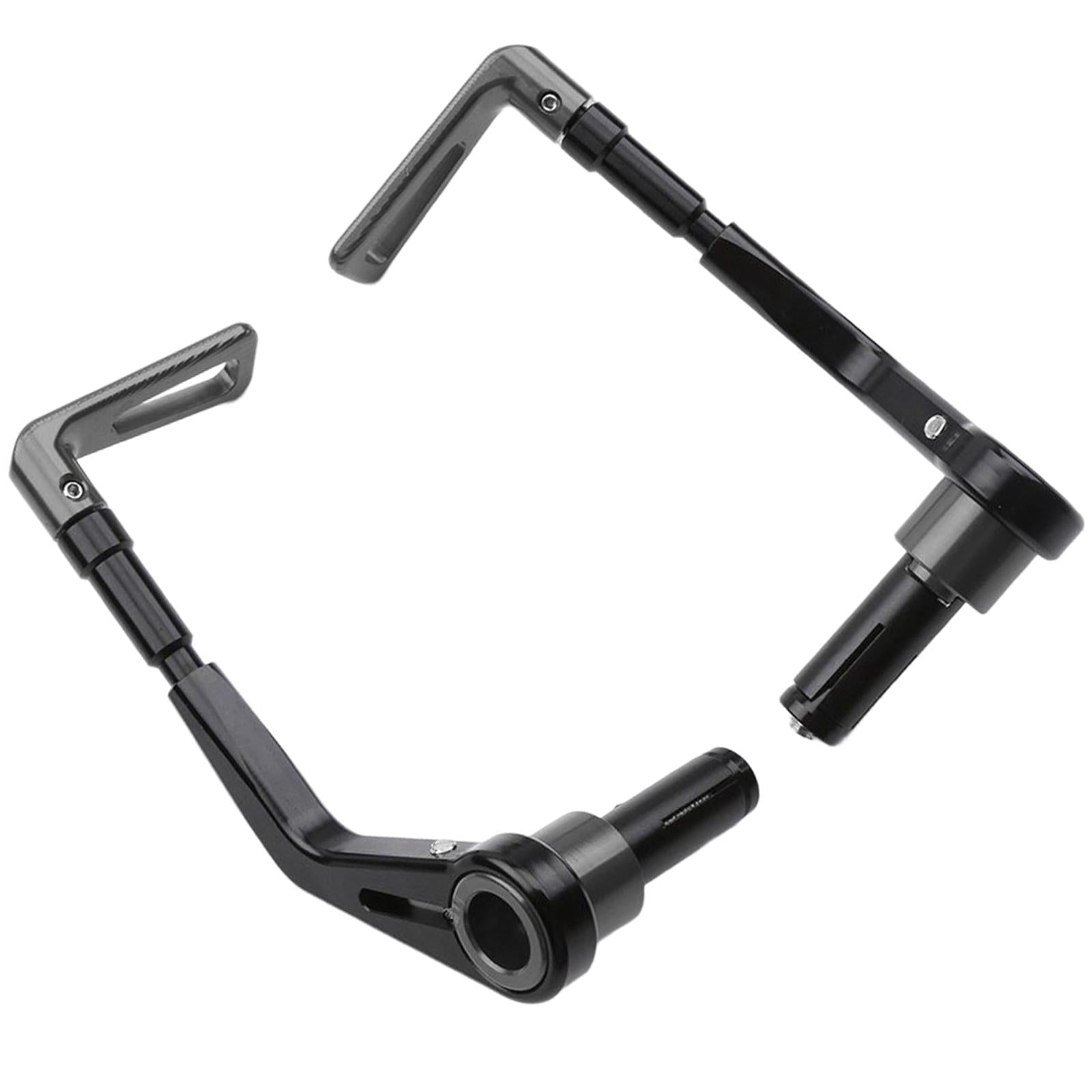 2Pcs Motorcycle Brake Clutch Lever Guard 7/8" 22mm Motorbikes Scooters Gray