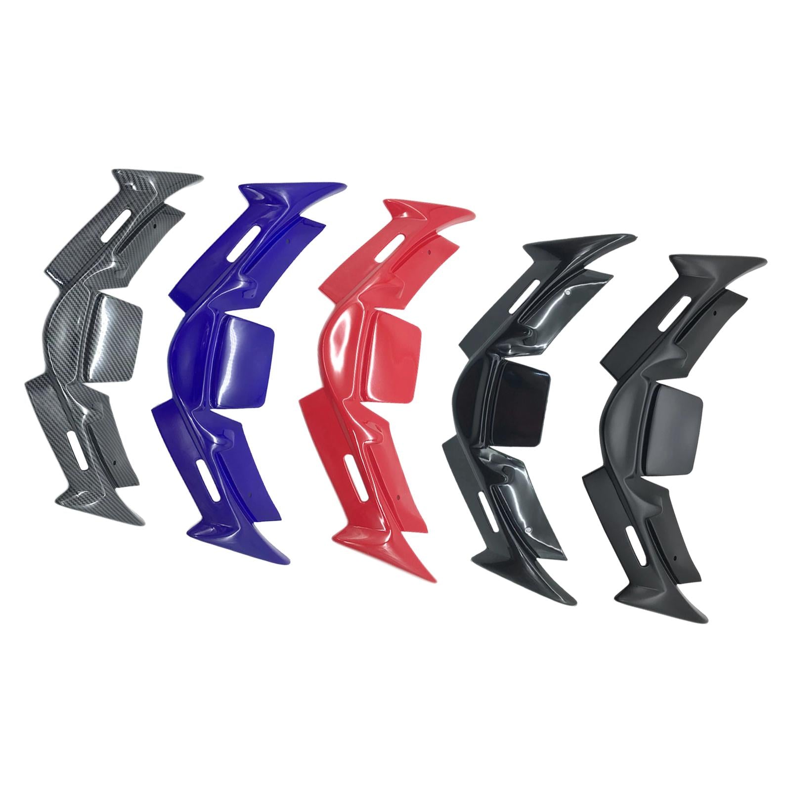 Motorcycle Front Panel Winglet Fairing Fit for Yamaha R15 V4 Replace Parts Matte Black