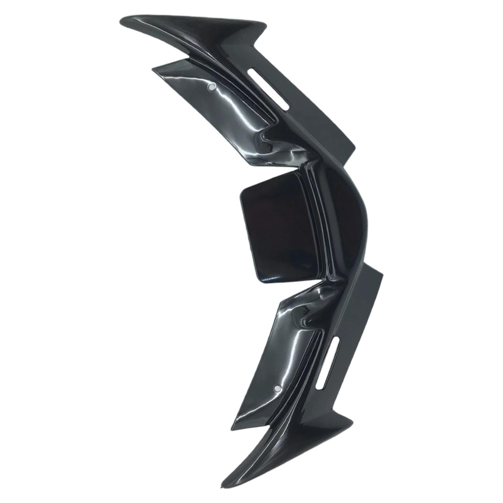 Motorcycle Front Panel Winglet Fairing Fit for Yamaha R15 V4 Replace Parts Bright Black