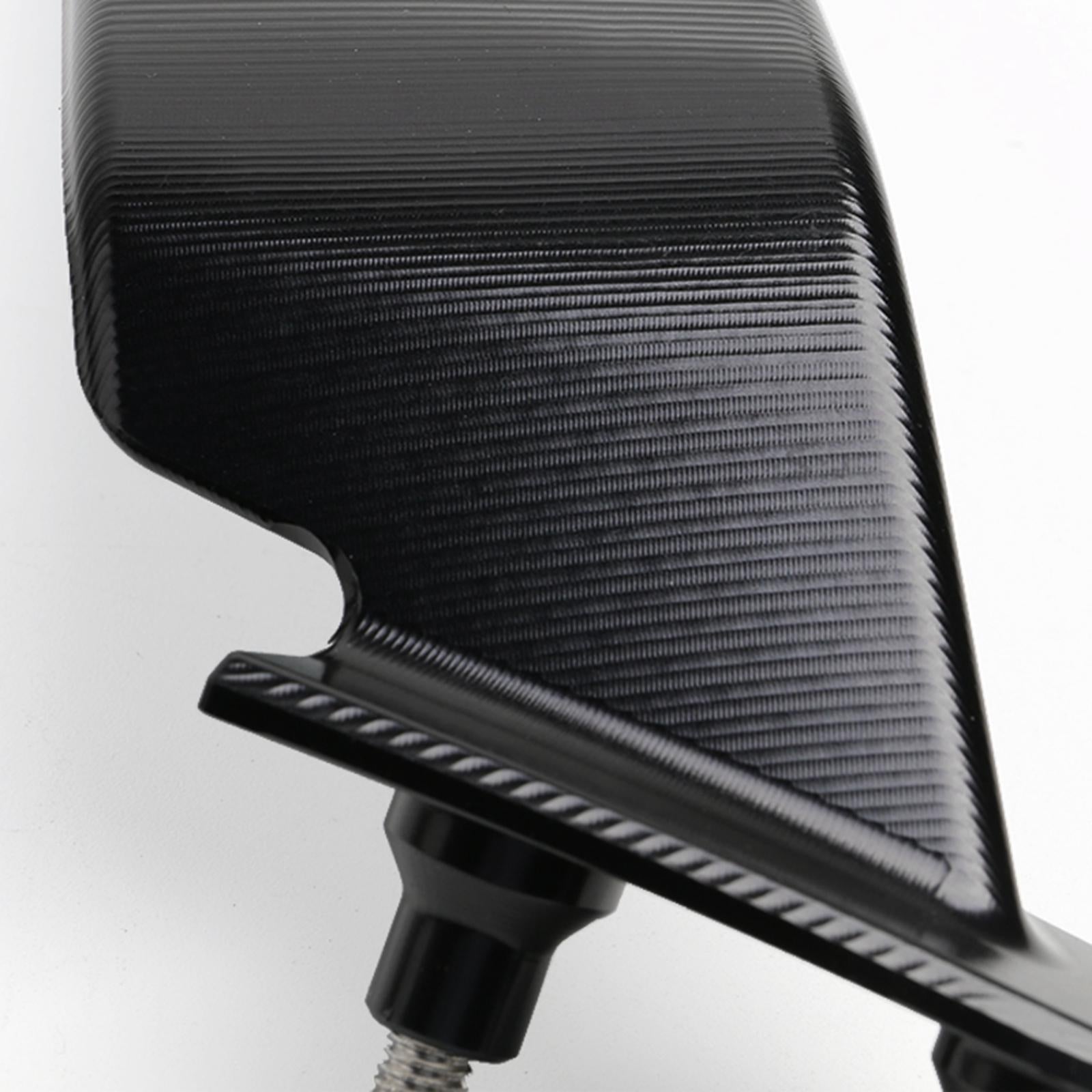Wing Fin Rearview Side Mirror Wind Swivel Wing Fit for Motorbike Replace for BMW S1000RR