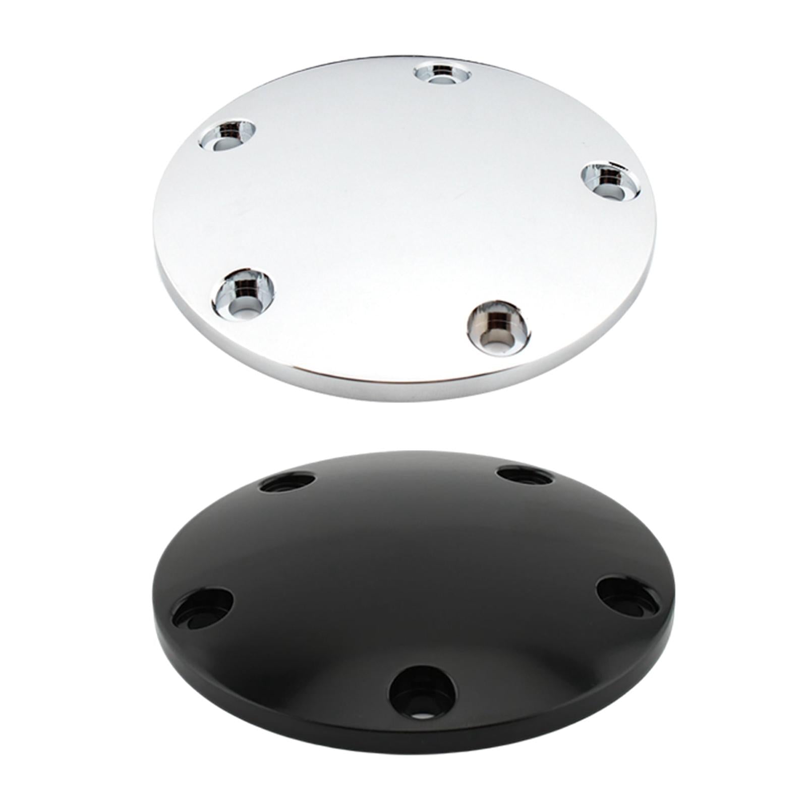 Domed Timing Points Cover for Harley Twin cam 1999-2017 Softail  Silver