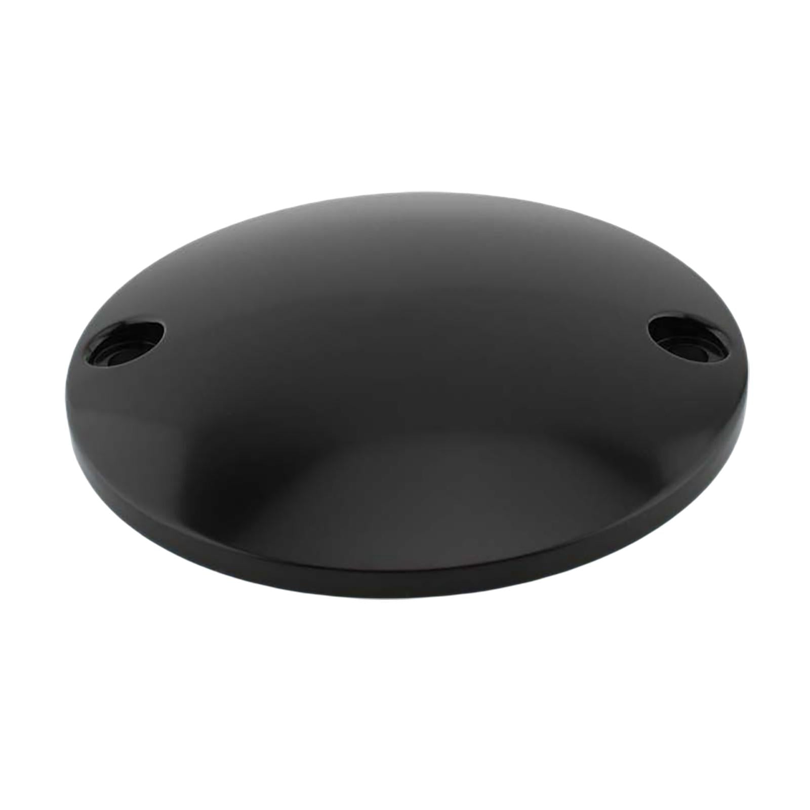 2 Hole Ignition Timer Cover for Harley Fxe 1200 Super Glide 73-80 Black 