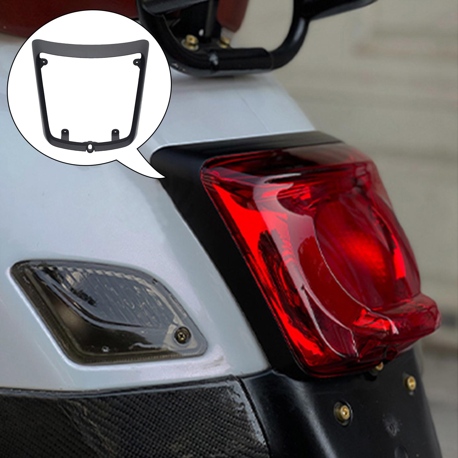 ABS Motorcycle Tail Light Cover for Vespa GTS 250 300 2019-2021 Black 