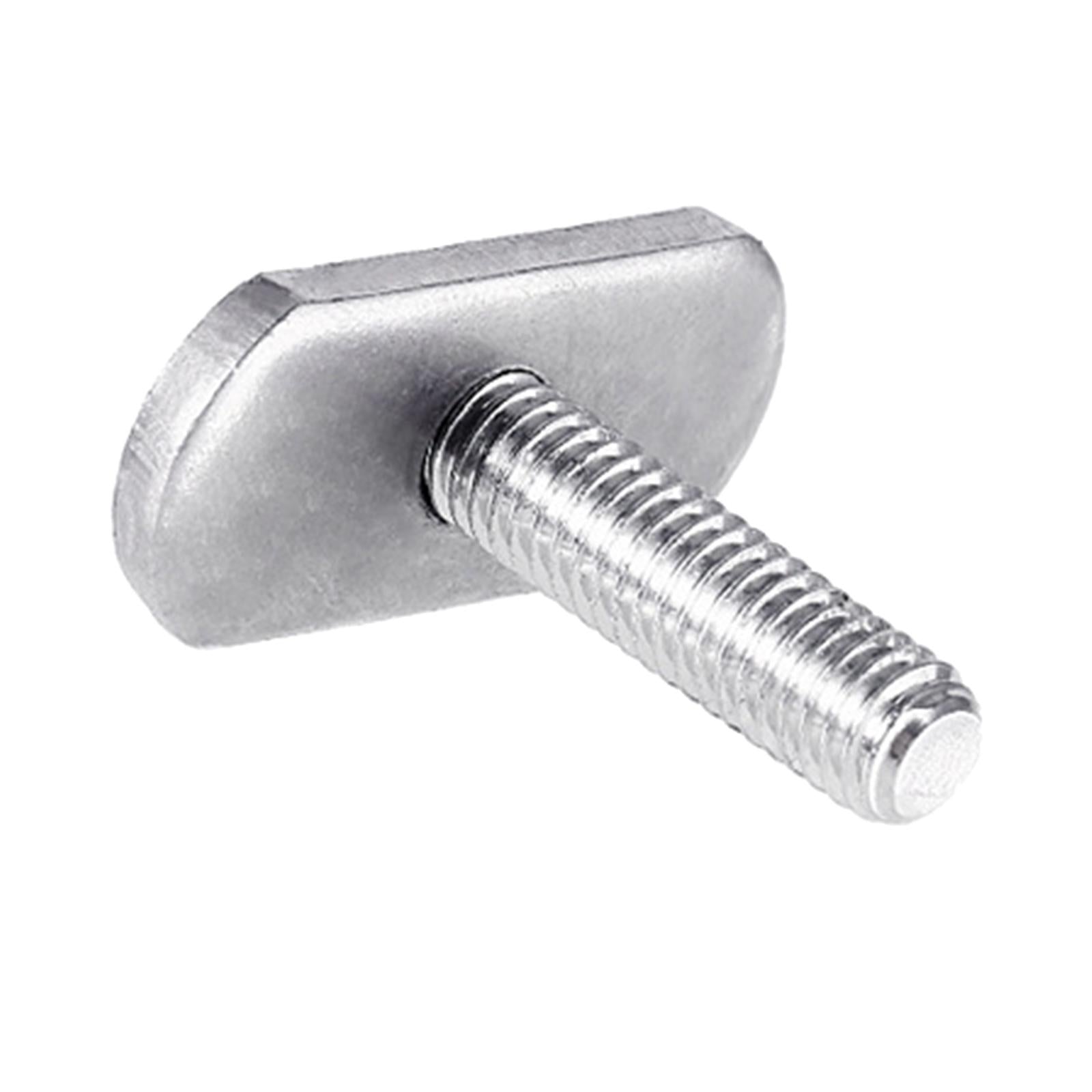 4xKayak Rail/Track Screw & Nut Sliding T Nut Thread Hammer Head Tool M6 6mm
