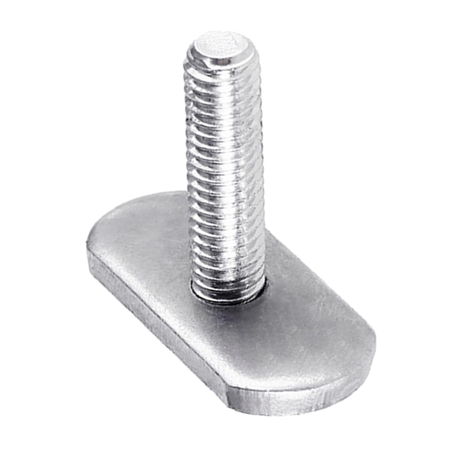 2xKayak Rail/Track Screw & Nut Sliding T Nut Thread Hammer Head Tool M6 6mm