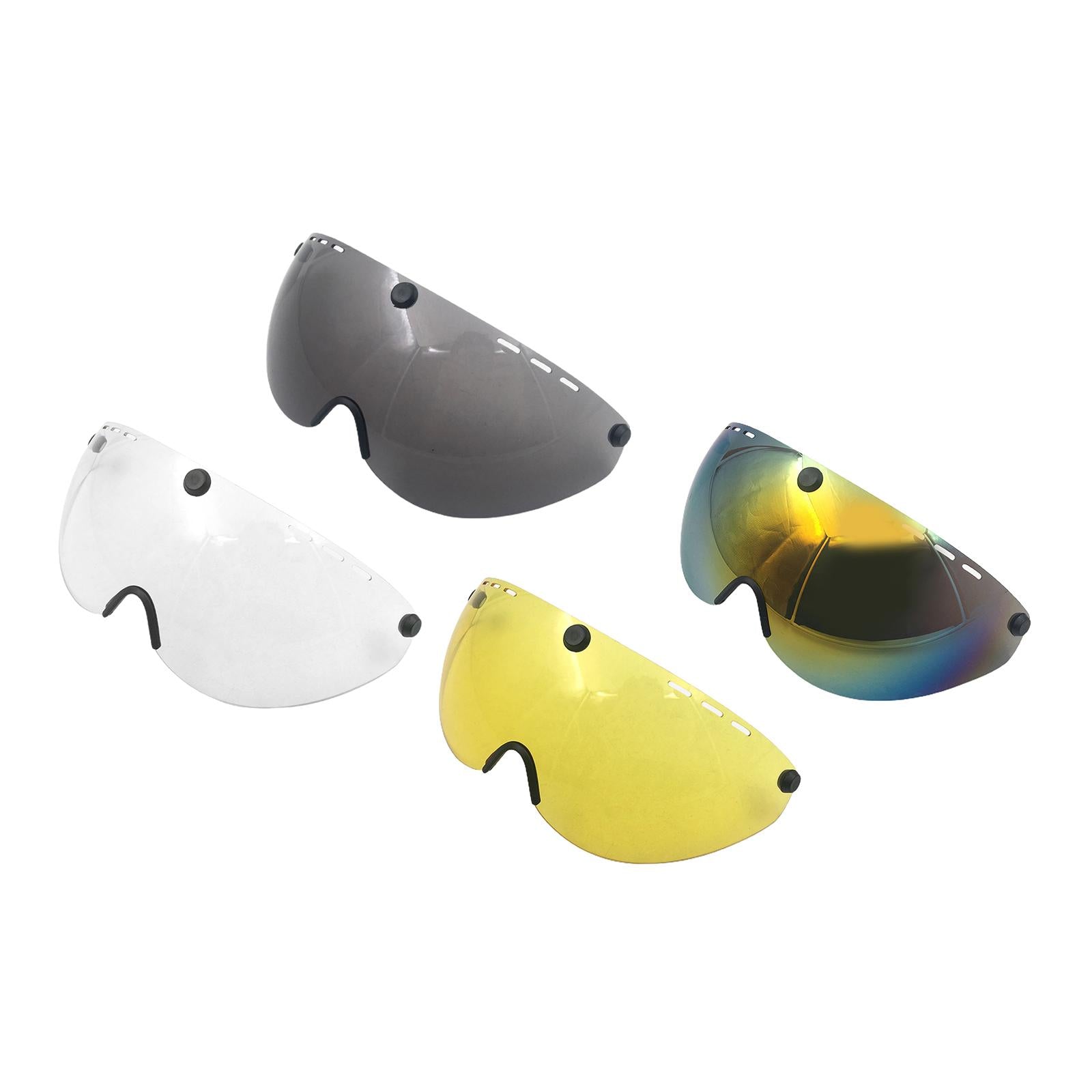 Motorcycle Helmet Glasses Magnetic Men Women Protective Cover Grey