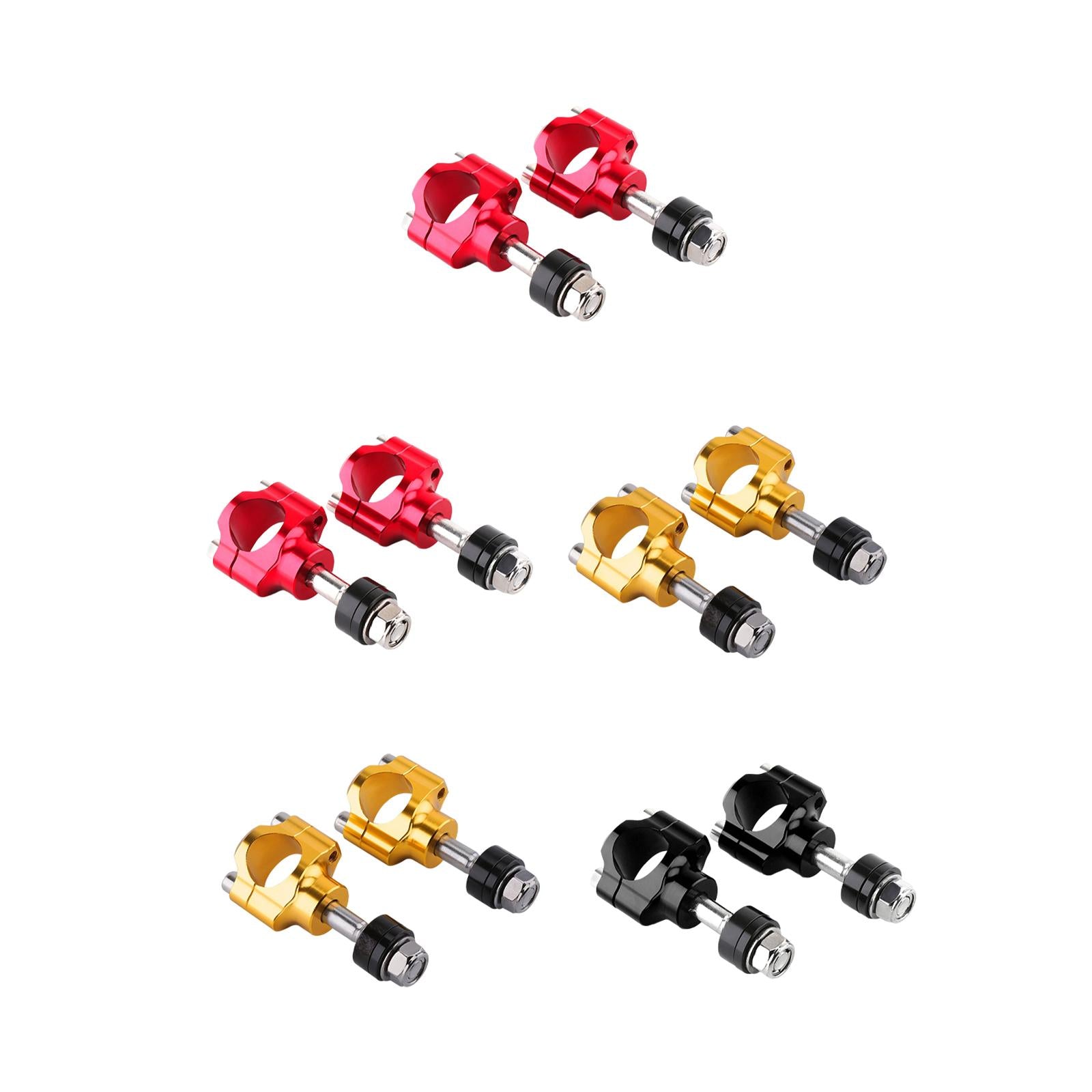 Motorcycle Handlebar Riser 28mm 1 1/8 inch Fit for Dirt Bikes Motorbike Red M12