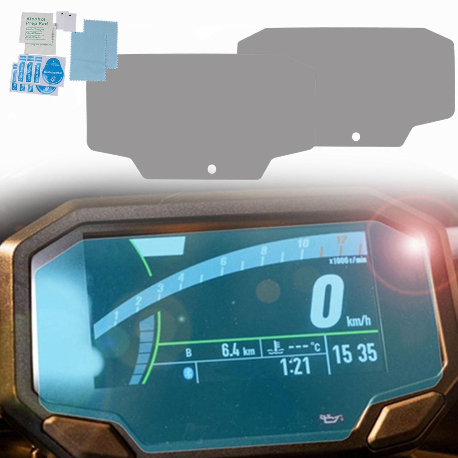 2 Pieces Cluster Scratch Protection Cover Repair Parts for Kawasaki
