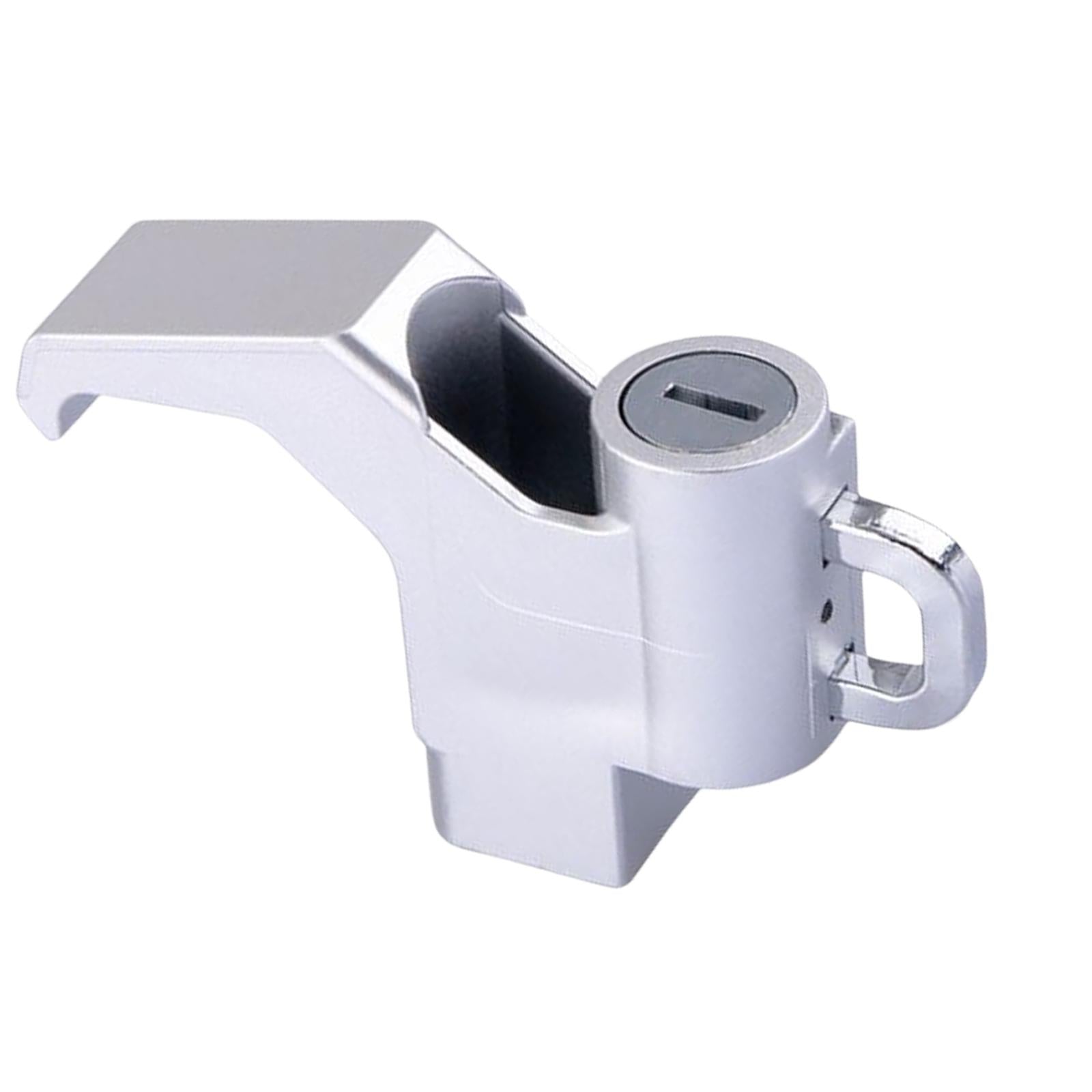 Motorcycle Helmet Security Hook Lock High Performance for Scooters Silver