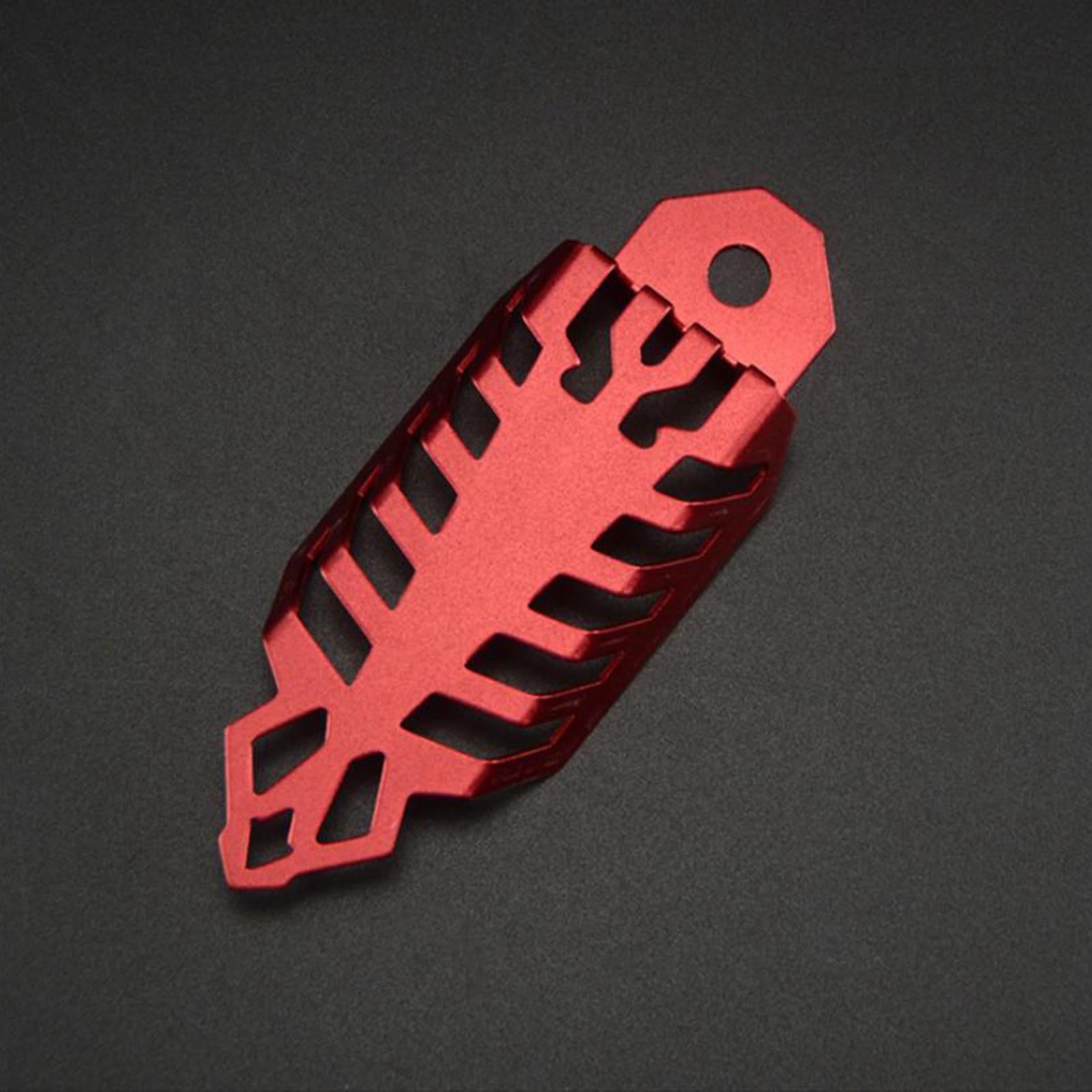 T6063 Aluminum Alloy Motorcycle Shock Absorber Cover Replaces Red