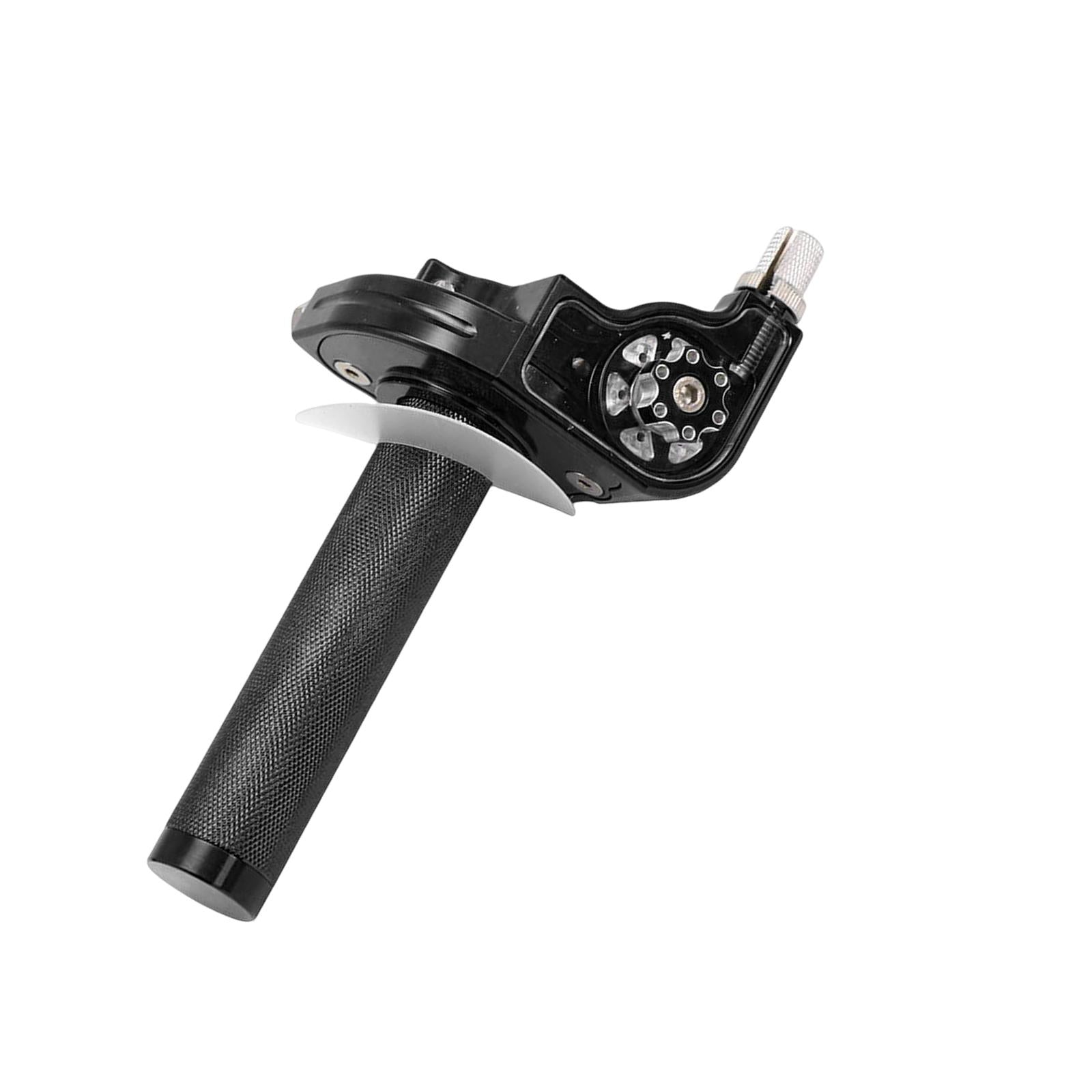 Throttle Grip Aluminum Alloy Fit for Motorbike Easy to Install Replace Black 