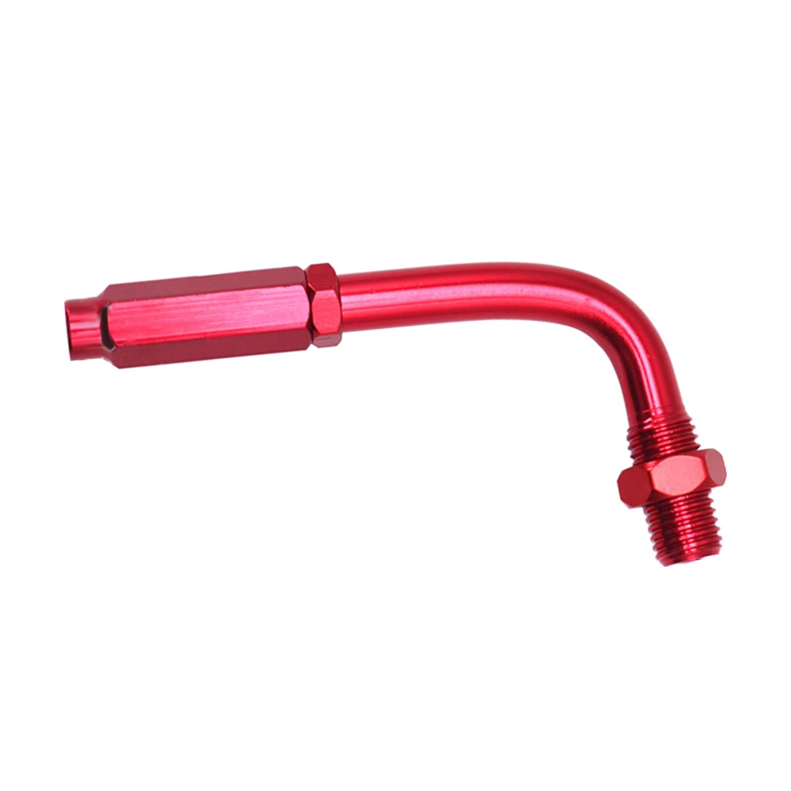 Universal Motorcycle Throttle Cable Adjuster 90 Degree for MTB Bikes Red
