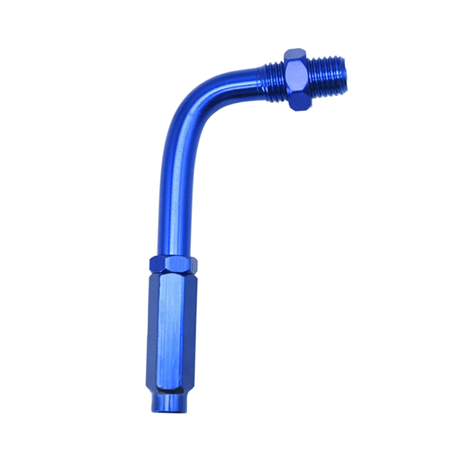 Universal Motorcycle Throttle Cable Adjuster 90 Degree for MTB Bikes Blue