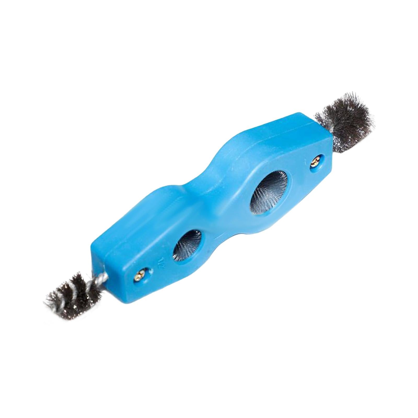 4x4 in 1 Battery Brush Cleaner Cleaning Tool Double Head Fits for Brazing Blue