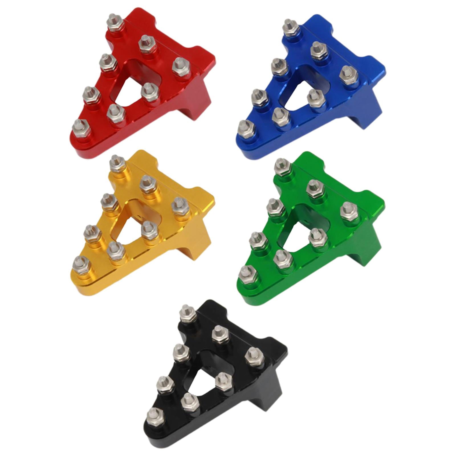 CNC Motorcycle Foot Brake Pedal Plate Tip for Pit Bikes Durable Premium Red