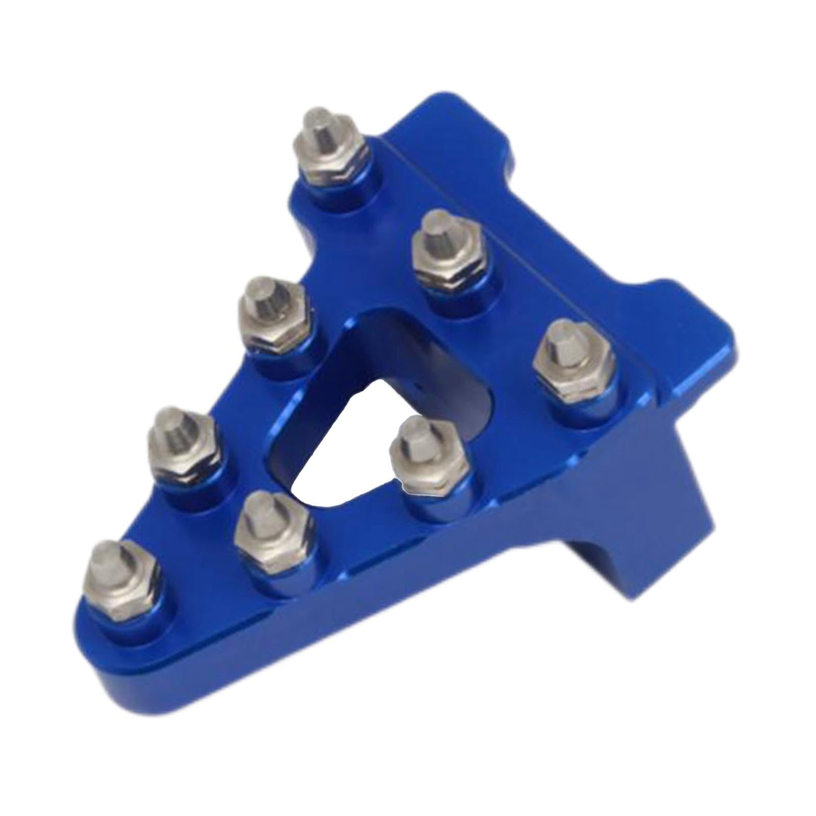 CNC Motorcycle Foot Brake Pedal Plate Tip for Pit Bikes Durable Premium Blue 