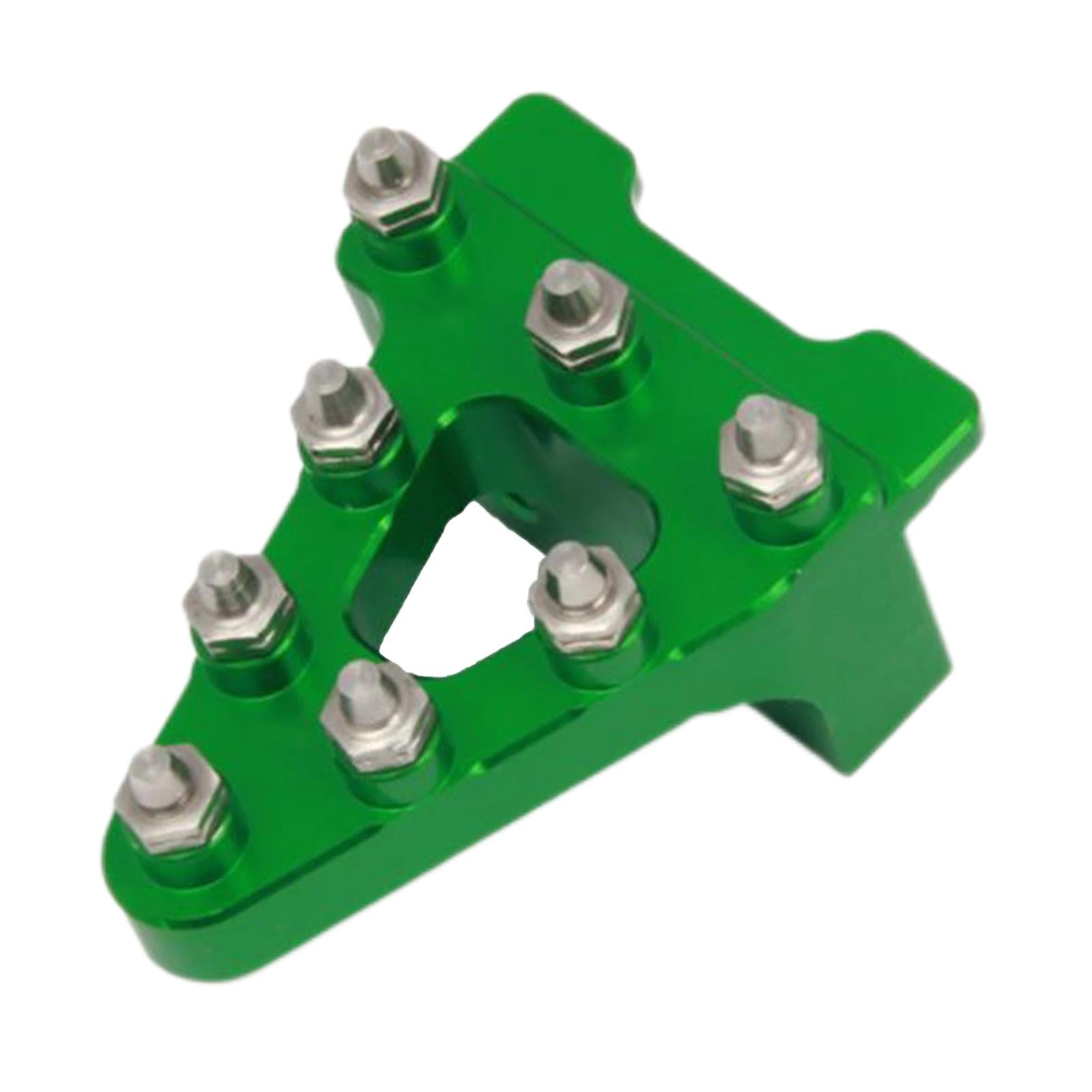 CNC Motorcycle Foot Brake Pedal Plate Tip for Pit Bikes Durable Premium Green