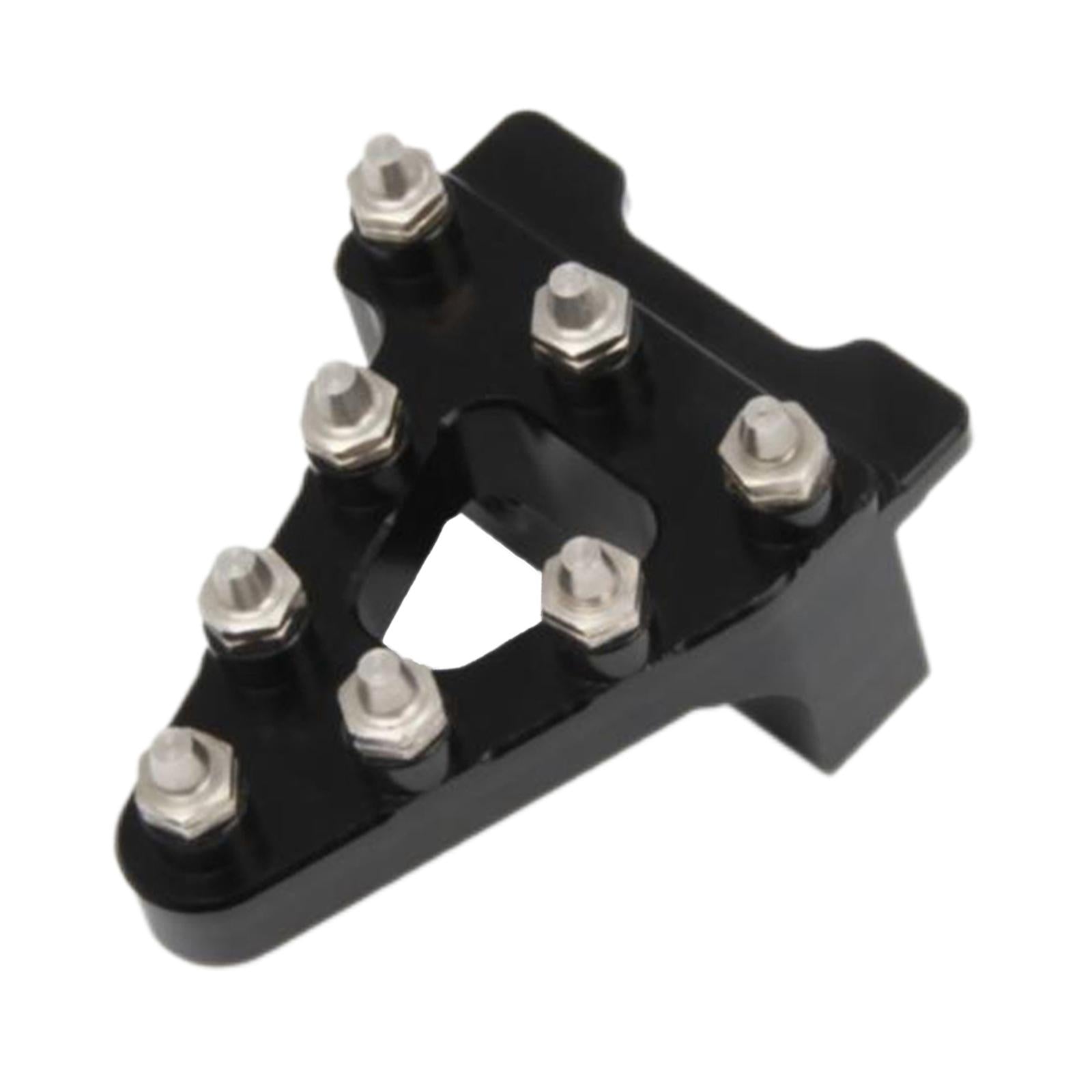 CNC Motorcycle Foot Brake Pedal Plate Tip for Pit Bikes Durable Premium Black