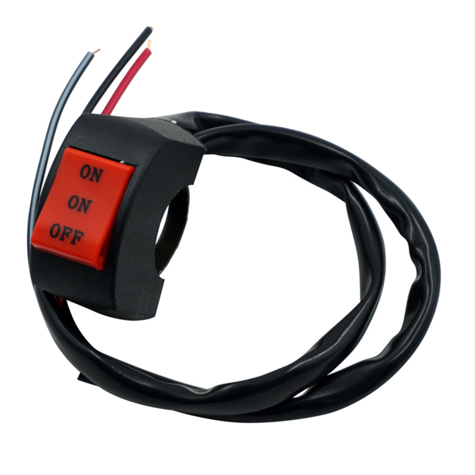 6xMotorcycle Headlight Switch 7/8 inch 22mm Handlebar Toggle Switch