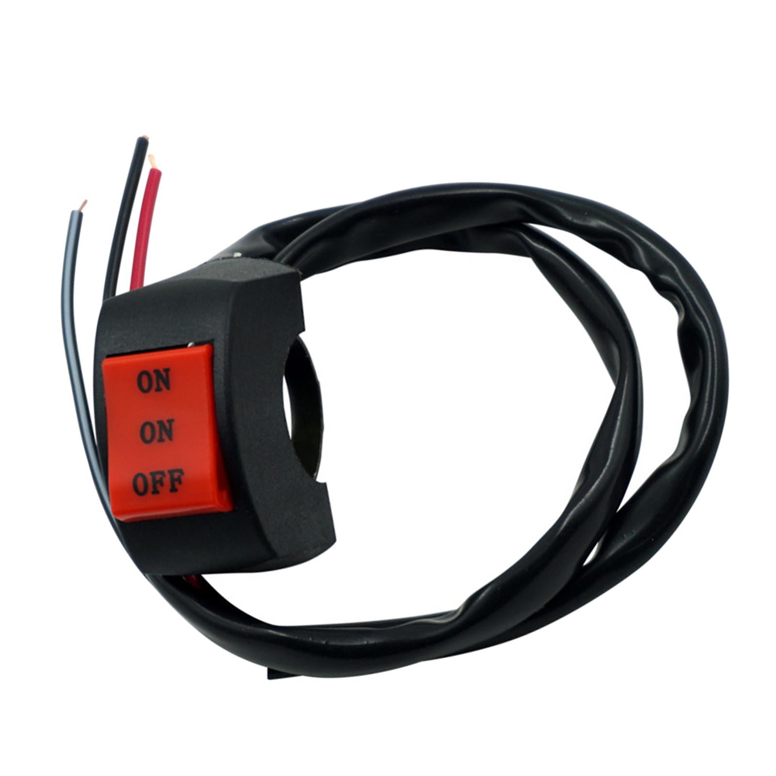 6xMotorcycle Headlight Switch 7/8 inch 22mm Handlebar Toggle Switch