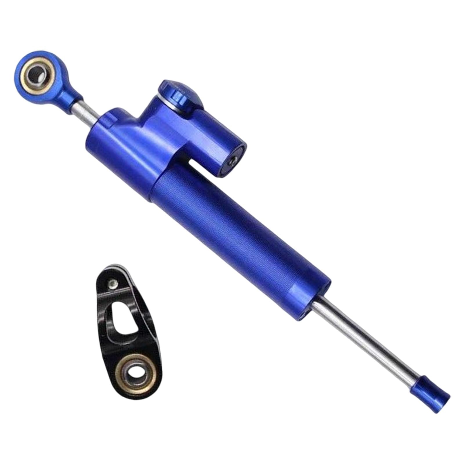Motorcycle Steering Damper Stabilizer for Most Motorcycles  Blue