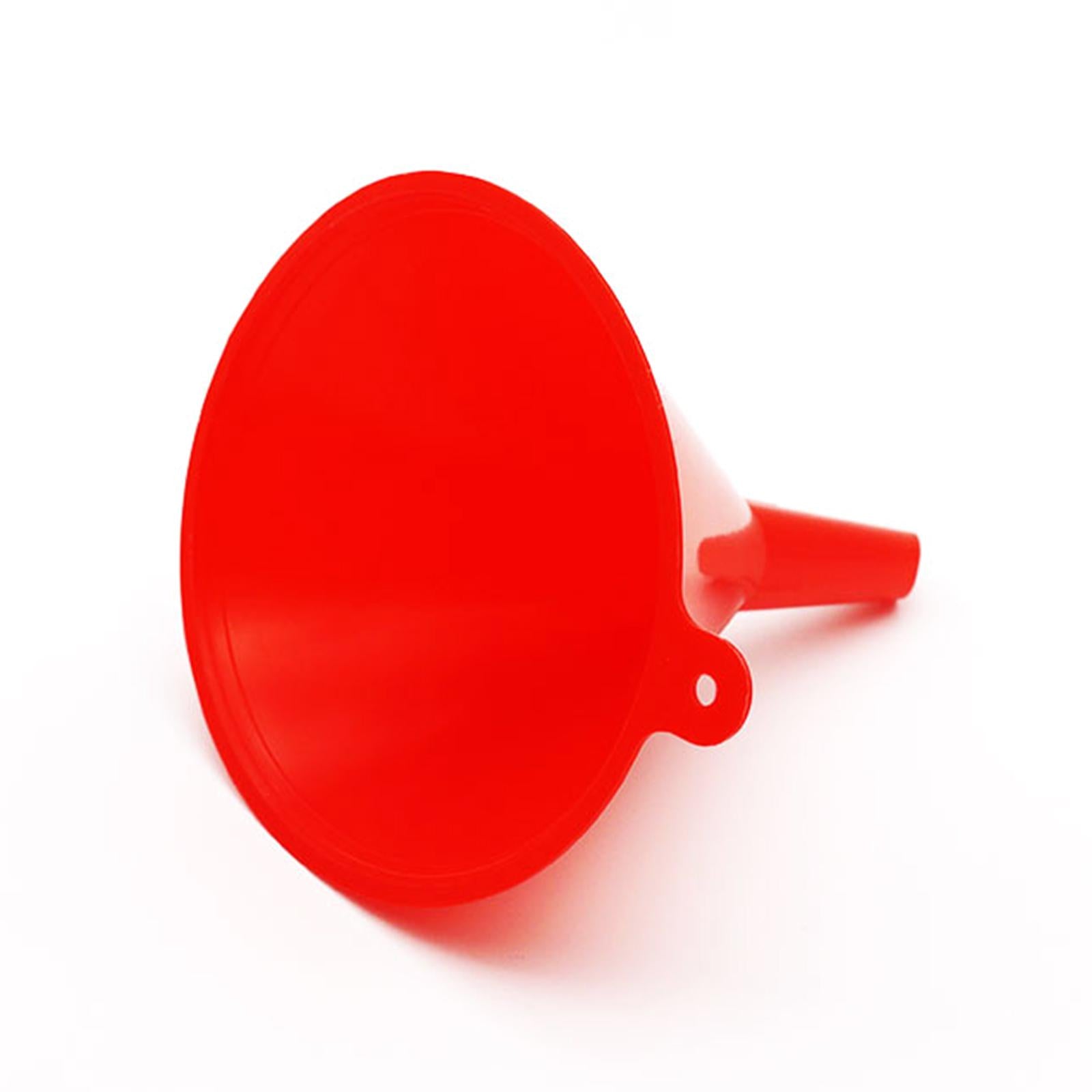 4xAutomotive Funnels Portable Red for Cooking Use Filling Bottles Gas