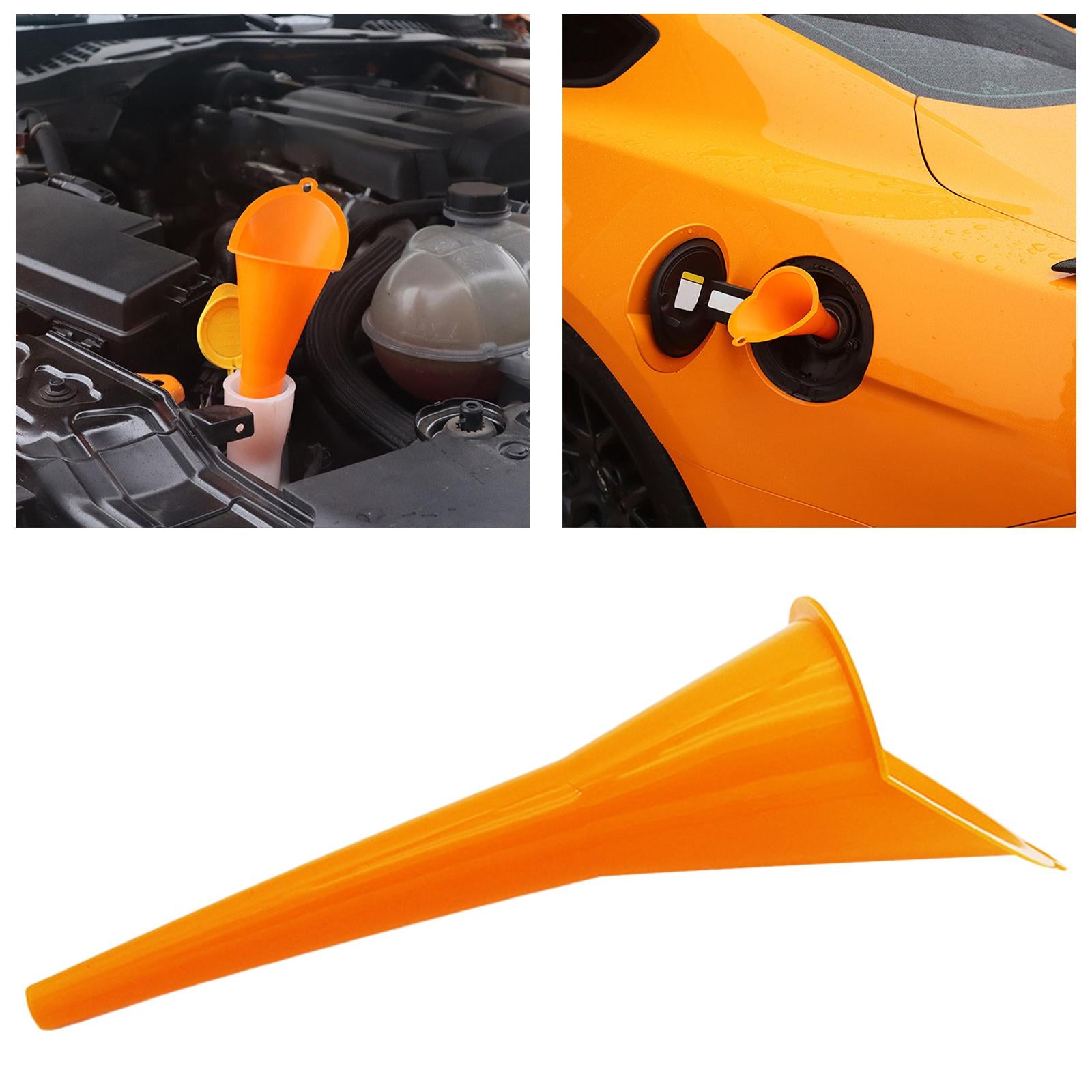 2xAll Purpose Long Neck Funnel PP for Liquids Fuel Fluids