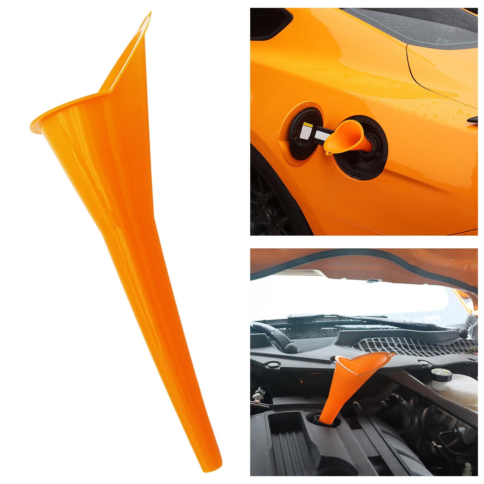 2xAll Purpose Long Neck Funnel PP for Liquids Fuel Fluids