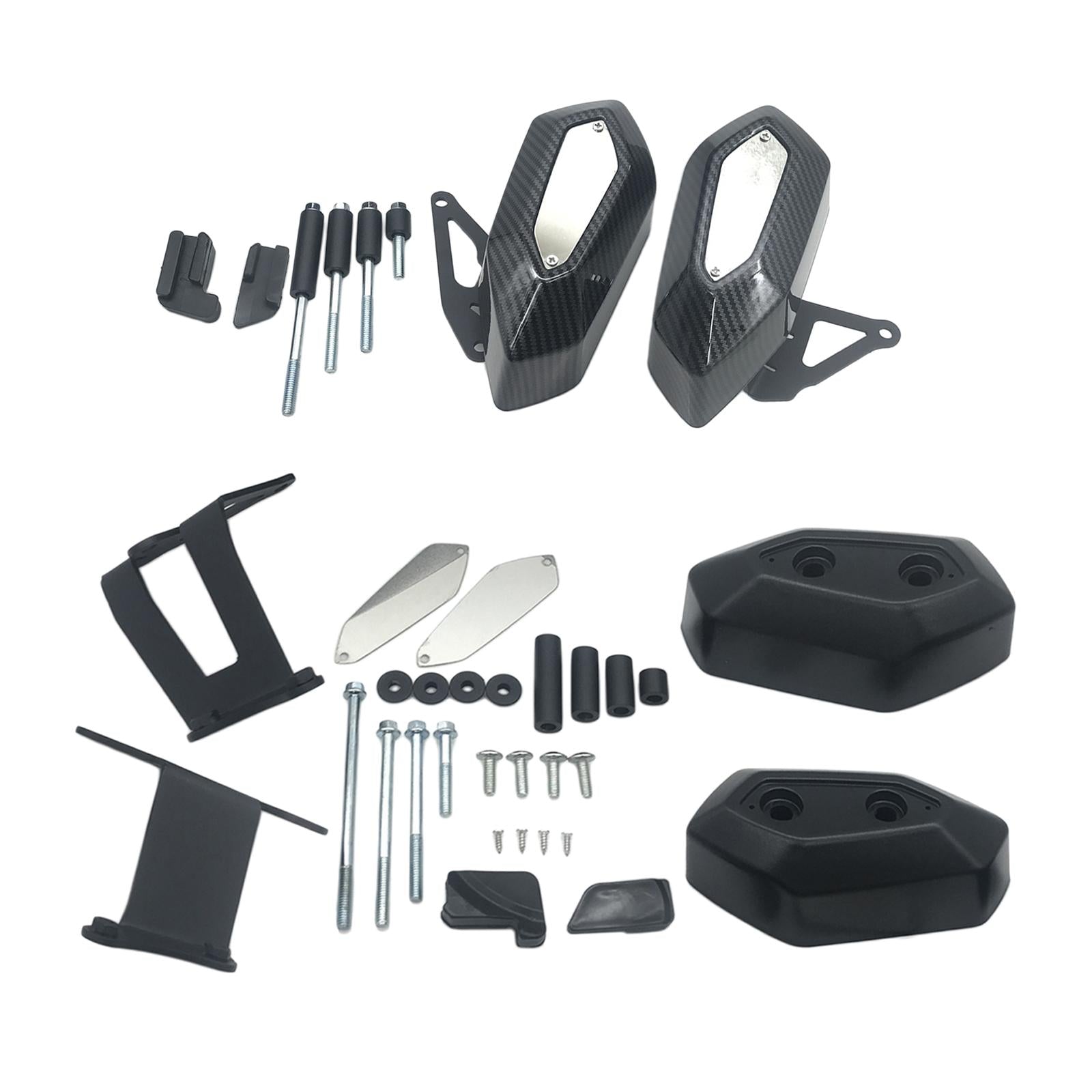 Motorcycle Engine Guard Kit for Yamaha R15 V4 Direct Replaces  Black