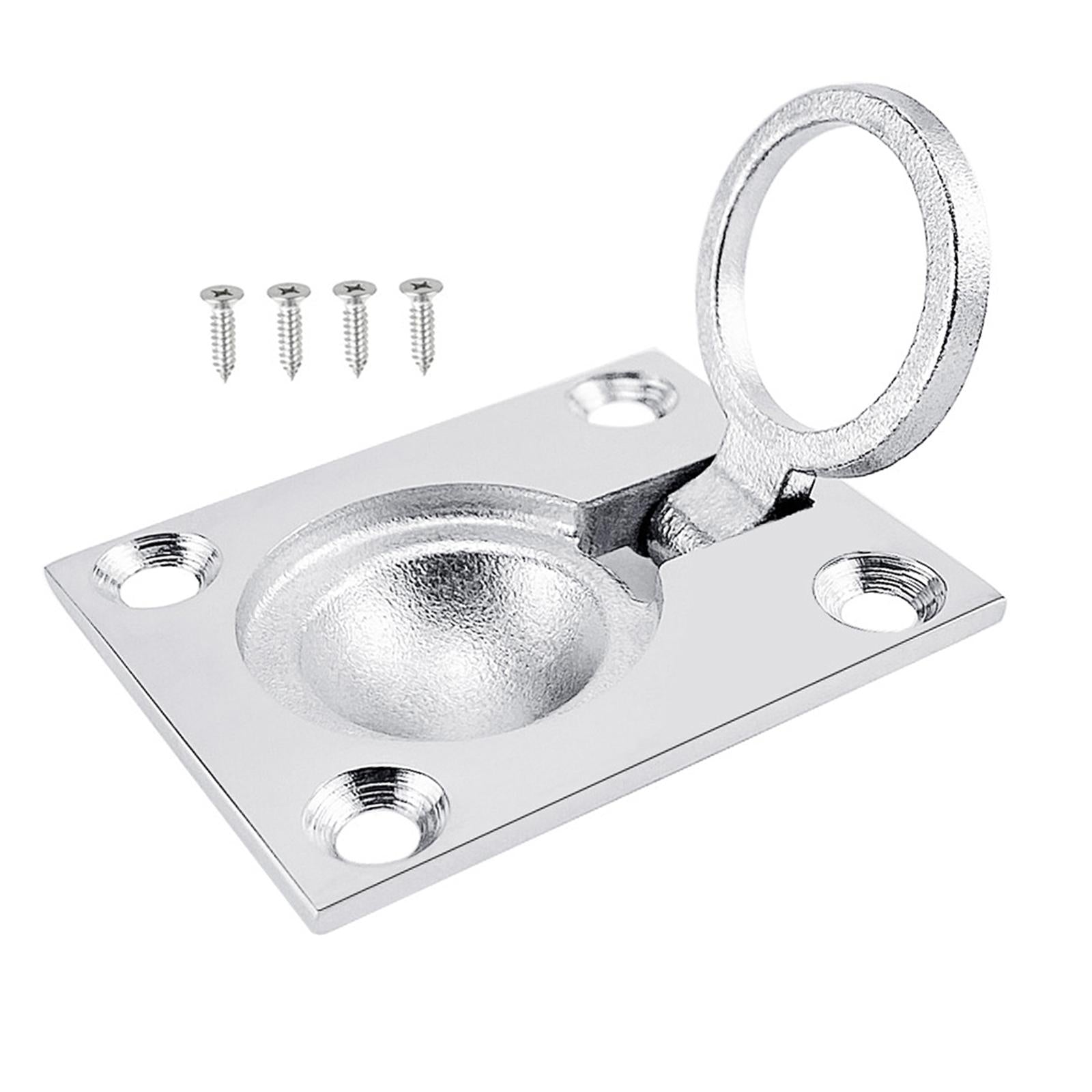 2xFlush Pull Ring Handle 3.8Cmx4.8cm Hardware lift for Boat Marine