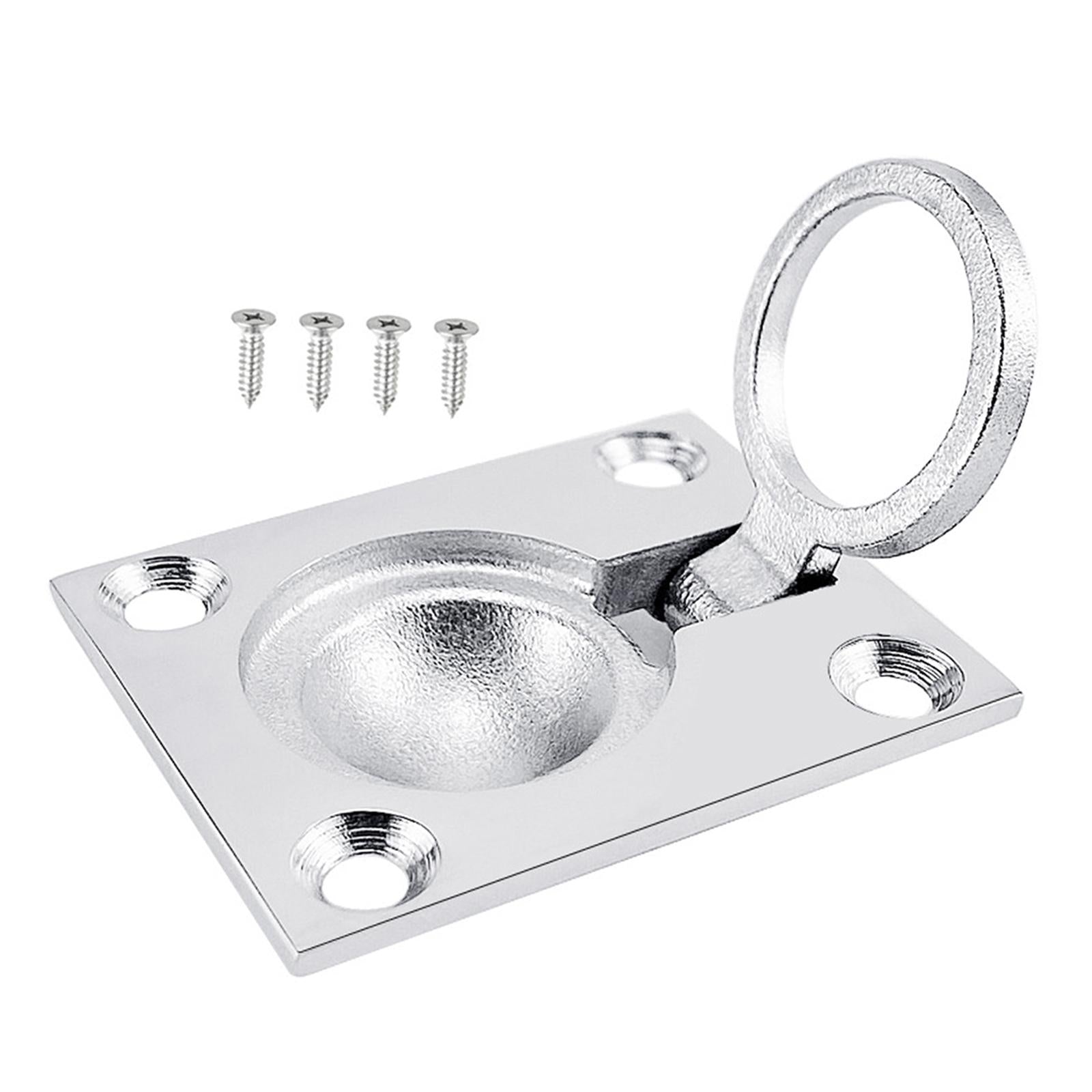 2xFlush Pull Ring Handle 3.8Cmx4.8cm Hardware lift for Boat Marine