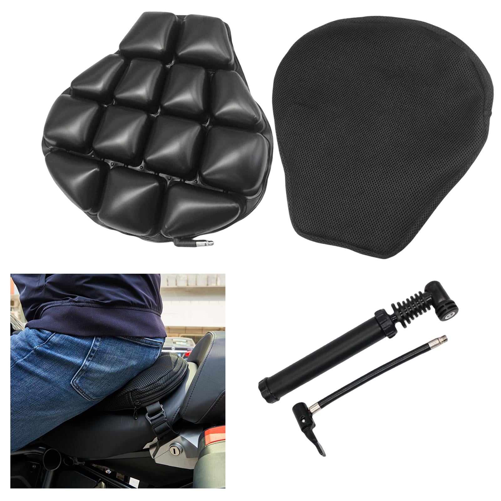 Motorcycle Seat Cushion with Cover for Motorbike Replaces Spare Parts XL