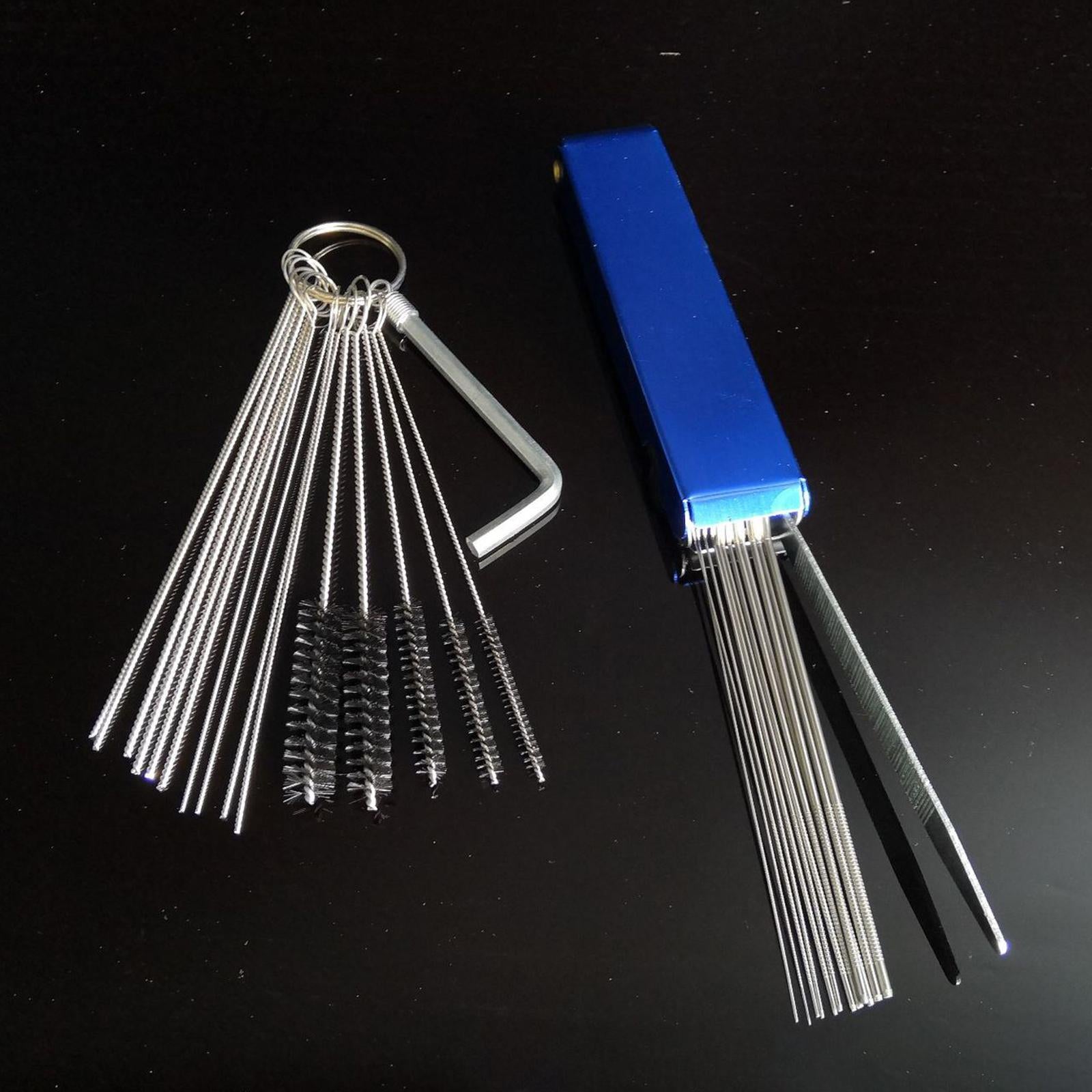Carb Cleaning Wire Set Carburettors Nozzle Cleaner for Car ATV