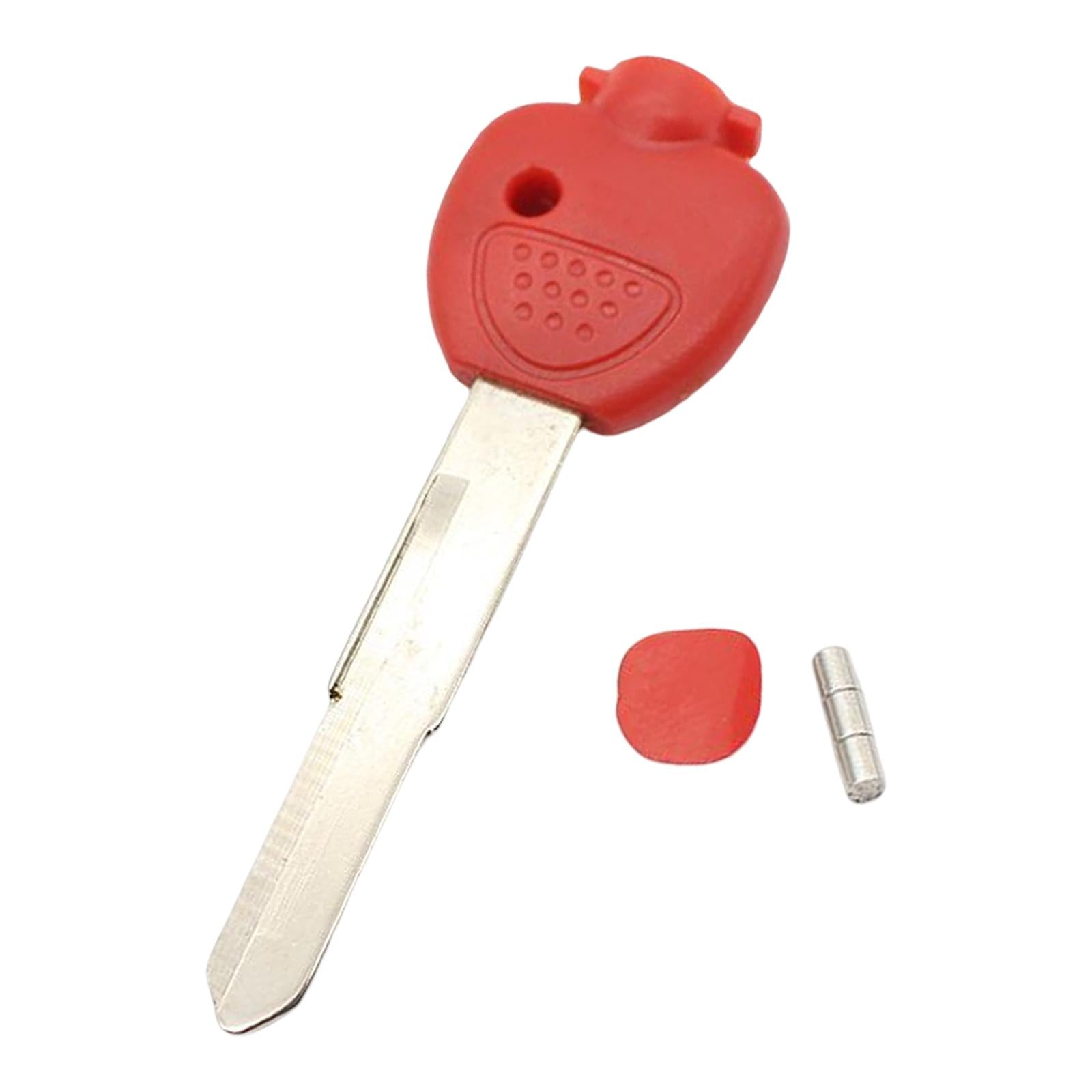 Motorcycle Blank Key Uncut Blade for Majesty 250 Part Accessories Red